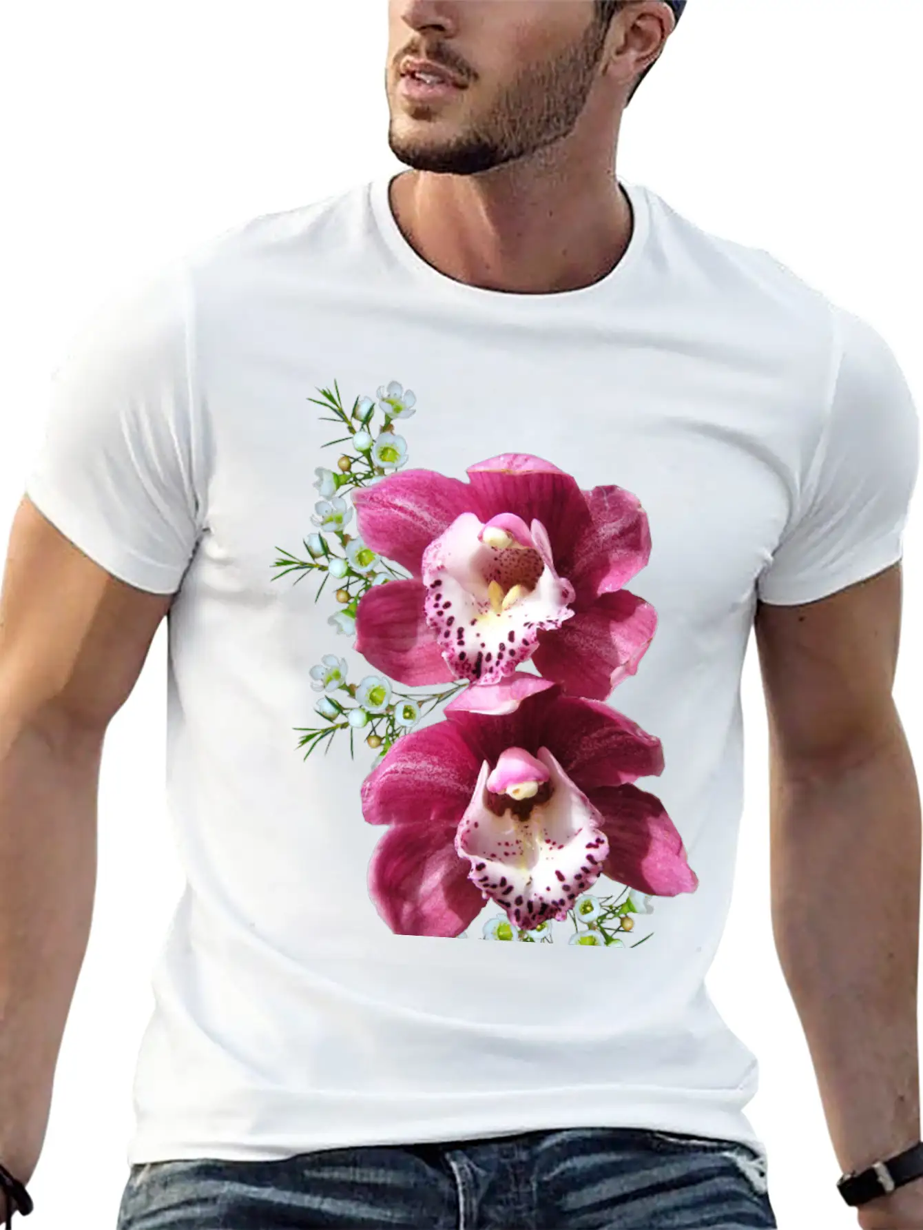 Flowers Lilies Tulips Orchids Sunflower Dahlia Ger Breathable Soft Cotton T-Shirt – Timeless Casual Look
