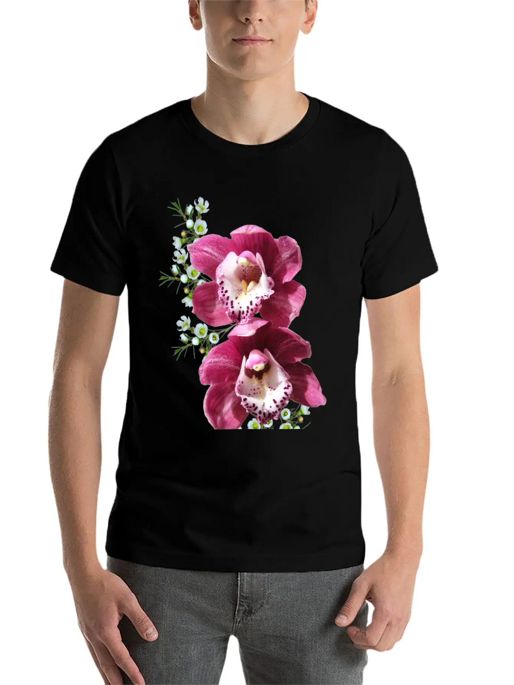 Flowers Lilies Tulips Orchids Sunflower Dahlia Ger Breathable Soft Cotton T-Shirt – Timeless Casual Look