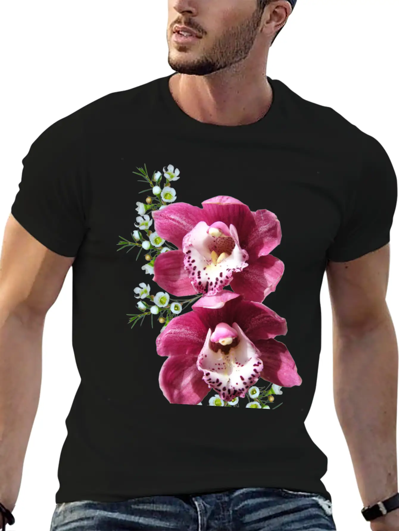 Flowers Lilies Tulips Orchids Sunflower Dahlia Ger Breathable Soft Cotton T-Shirt – Timeless Casual Look