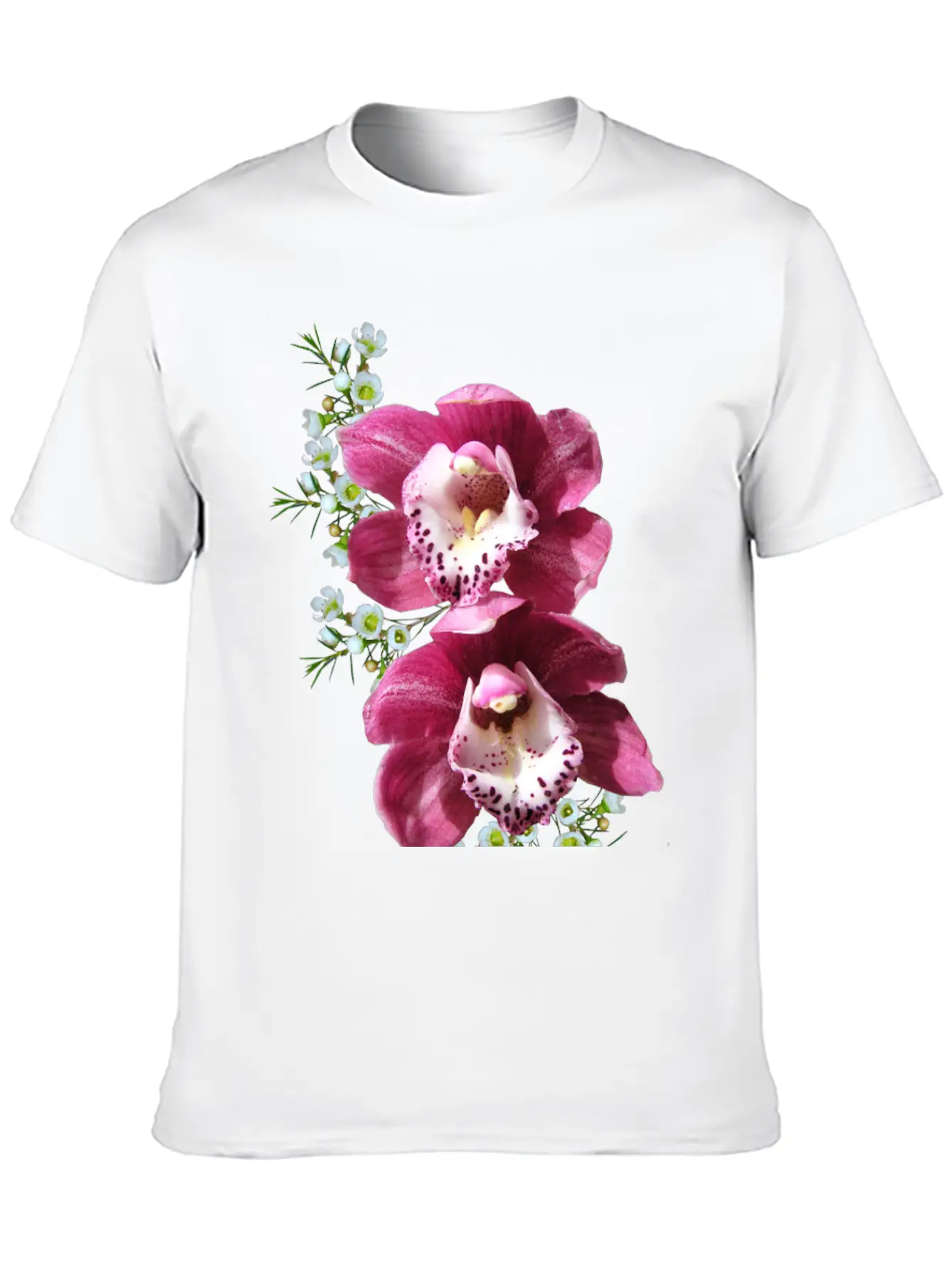 Flowers Lilies Tulips Orchids Sunflower Dahlia Ger Breathable Soft Cotton T-Shirt – Timeless Casual Look