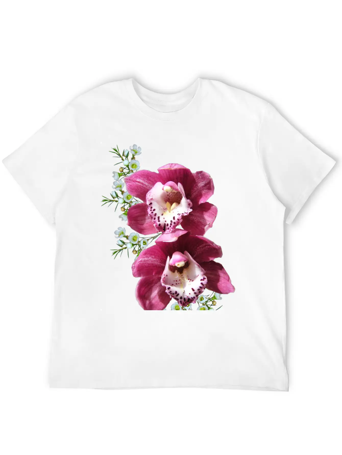 Flowers Lilies Tulips Orchids Sunflower Dahlia Ger Breathable Soft Cotton T-Shirt – Timeless Casual Look
