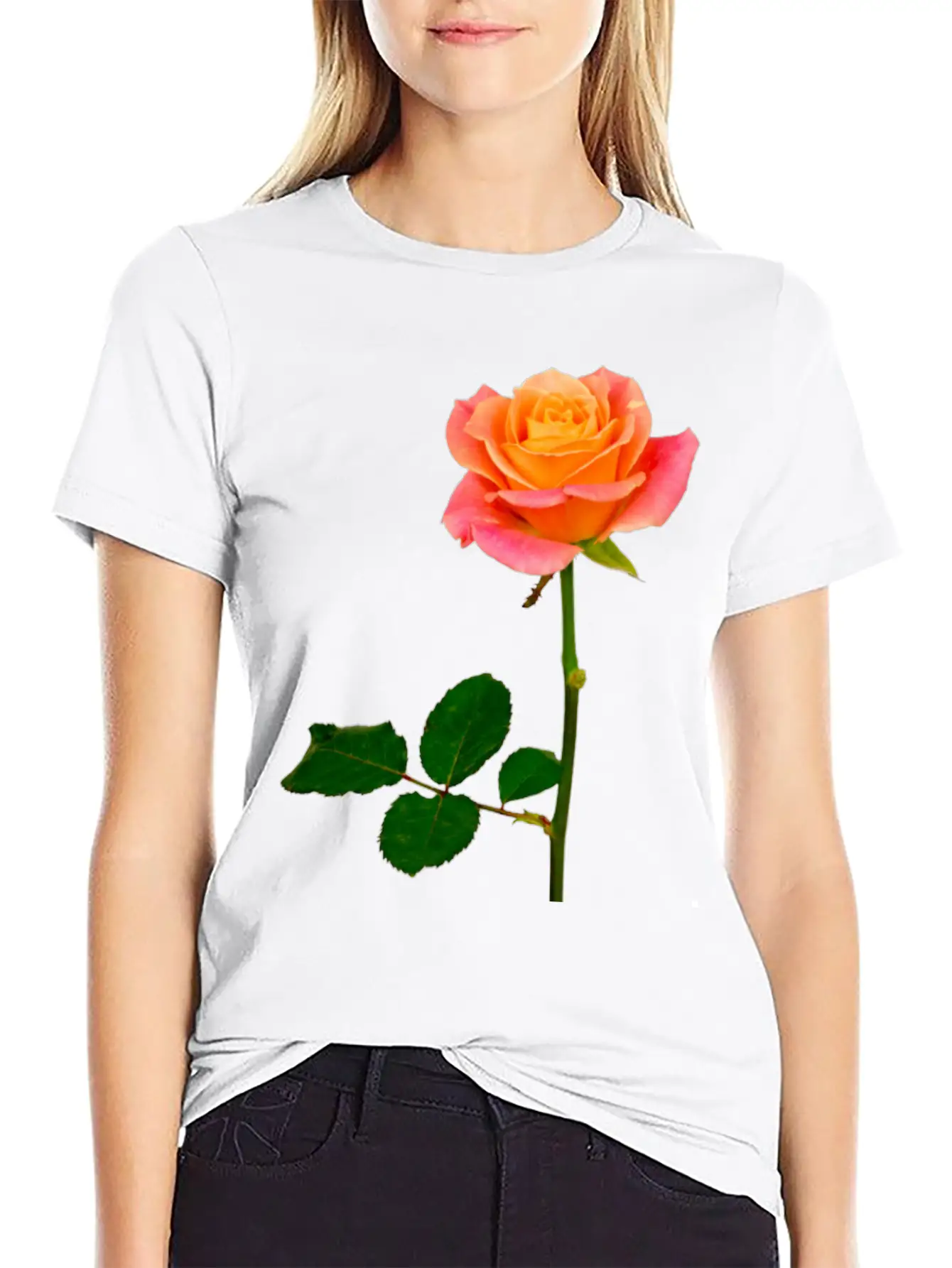 Flowers Lilies Tulips Orchids Sunflower Dahlia Ger Stylish Everyday T-Shirt – Unisex Basic Cotton Tee