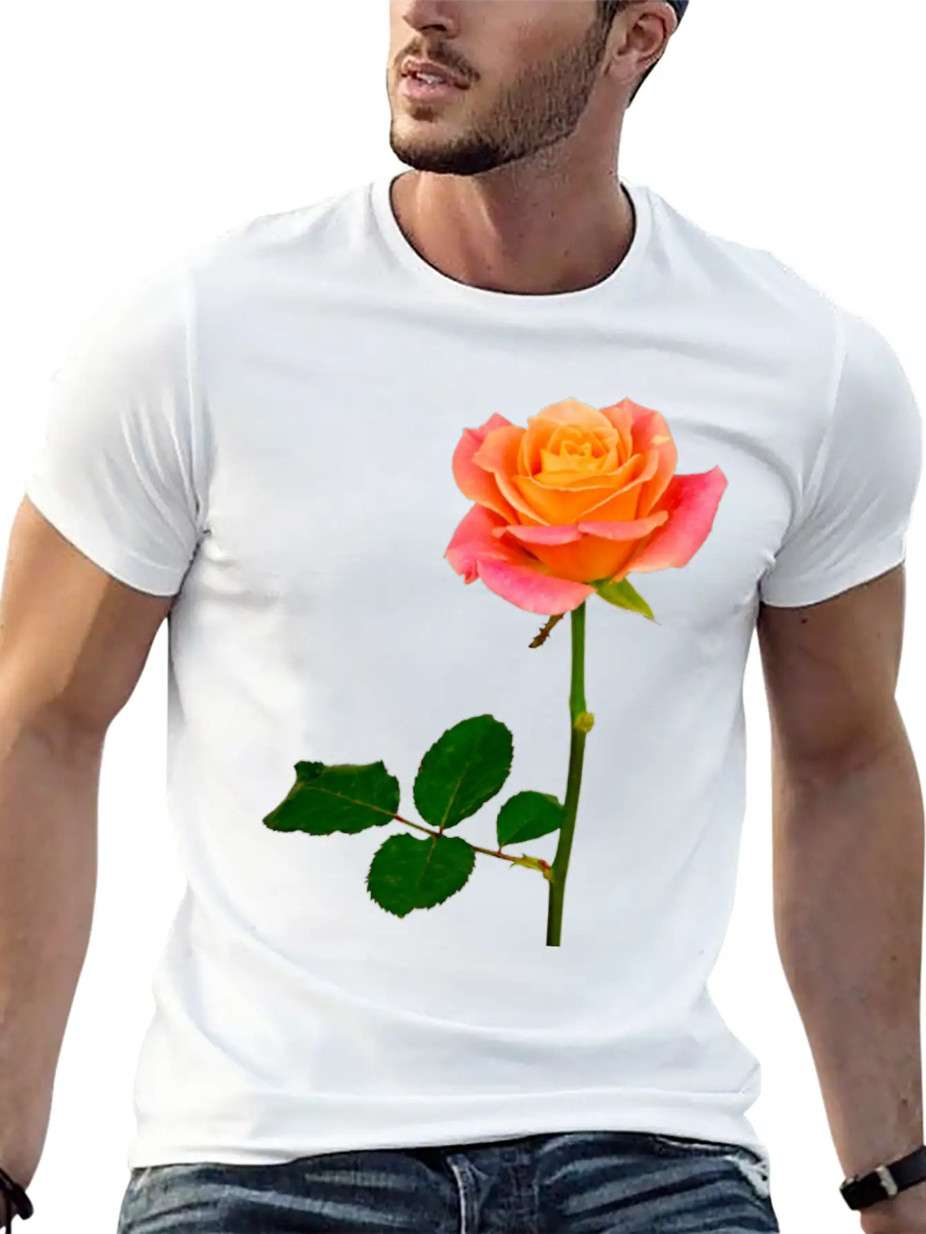Flowers Lilies Tulips Orchids Sunflower Dahlia Ger Stylish Everyday T-Shirt – Unisex Basic Cotton Tee