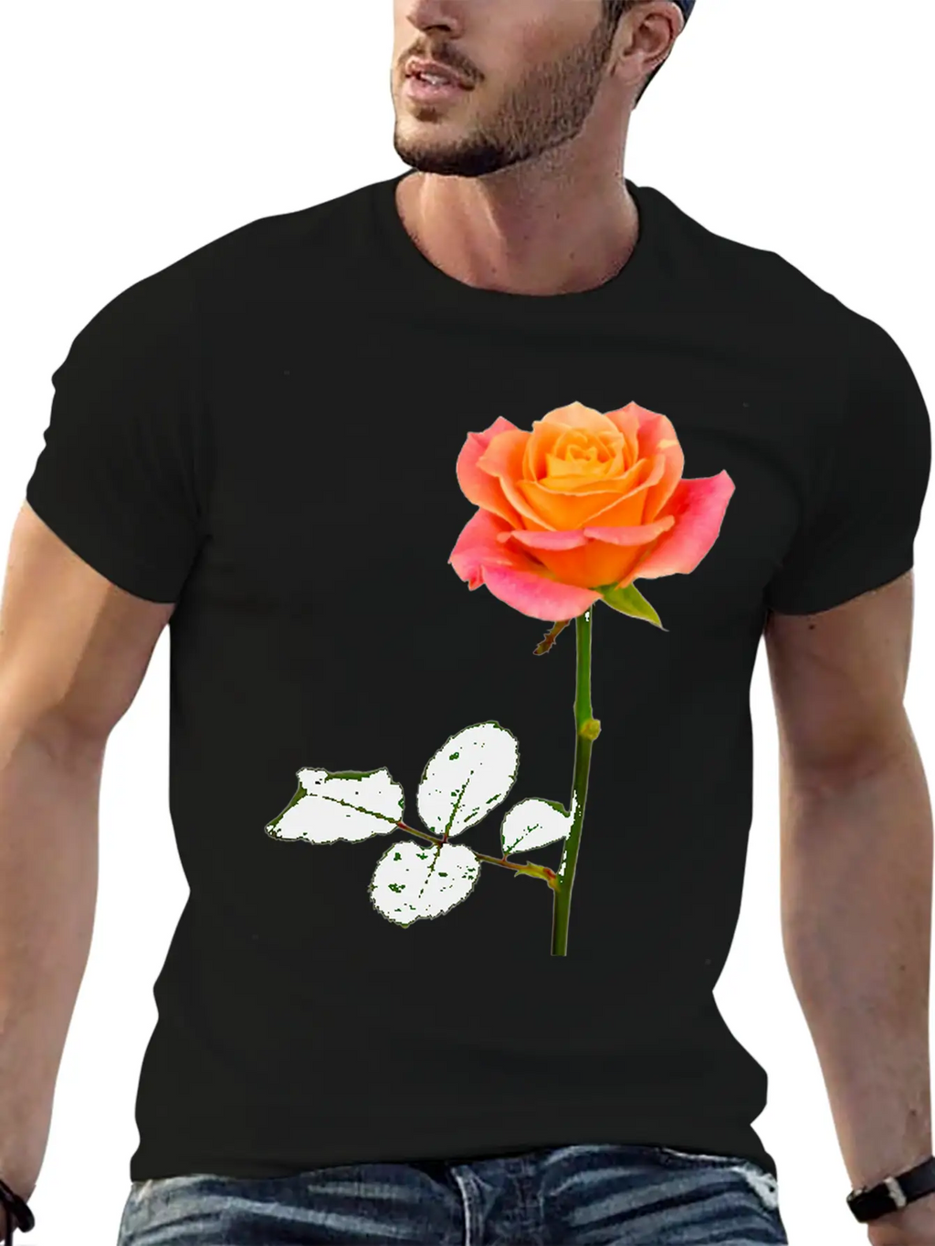 Flowers Lilies Tulips Orchids Sunflower Dahlia Ger Stylish Everyday T-Shirt – Unisex Basic Cotton Tee