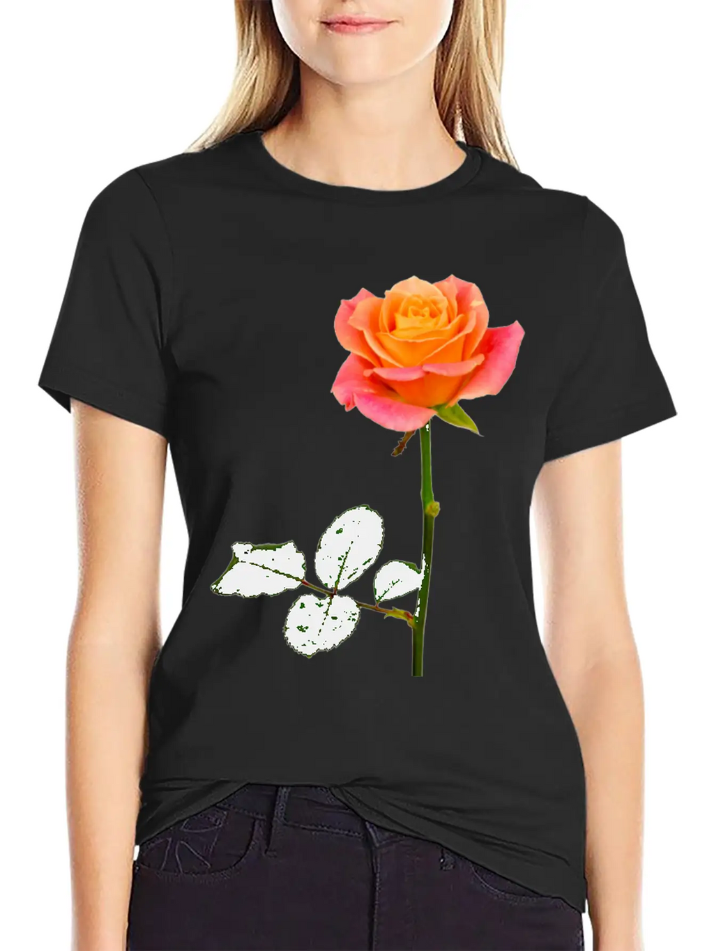 Flowers Lilies Tulips Orchids Sunflower Dahlia Ger Stylish Everyday T-Shirt – Unisex Basic Cotton Tee