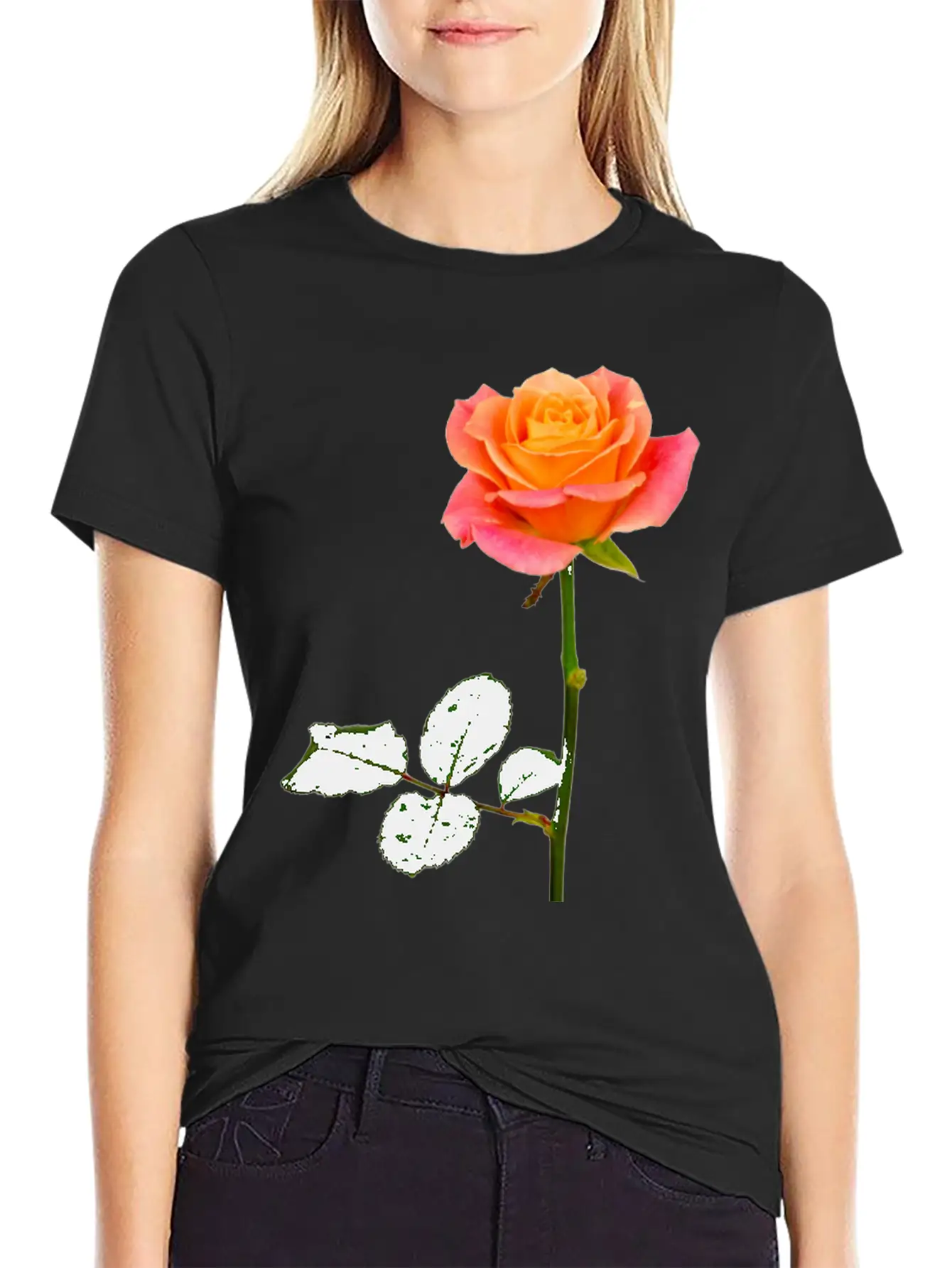 Flowers Lilies Tulips Orchids Sunflower Dahlia Ger Stylish Everyday T-Shirt – Unisex Basic Cotton Tee