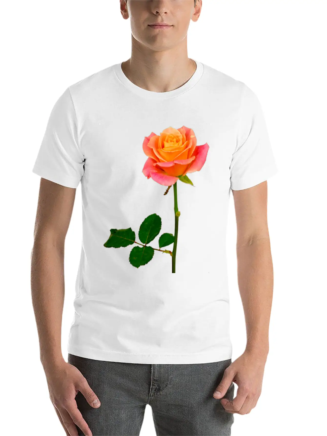 Flowers Lilies Tulips Orchids Sunflower Dahlia Ger Stylish Everyday T-Shirt – Unisex Basic Cotton Tee