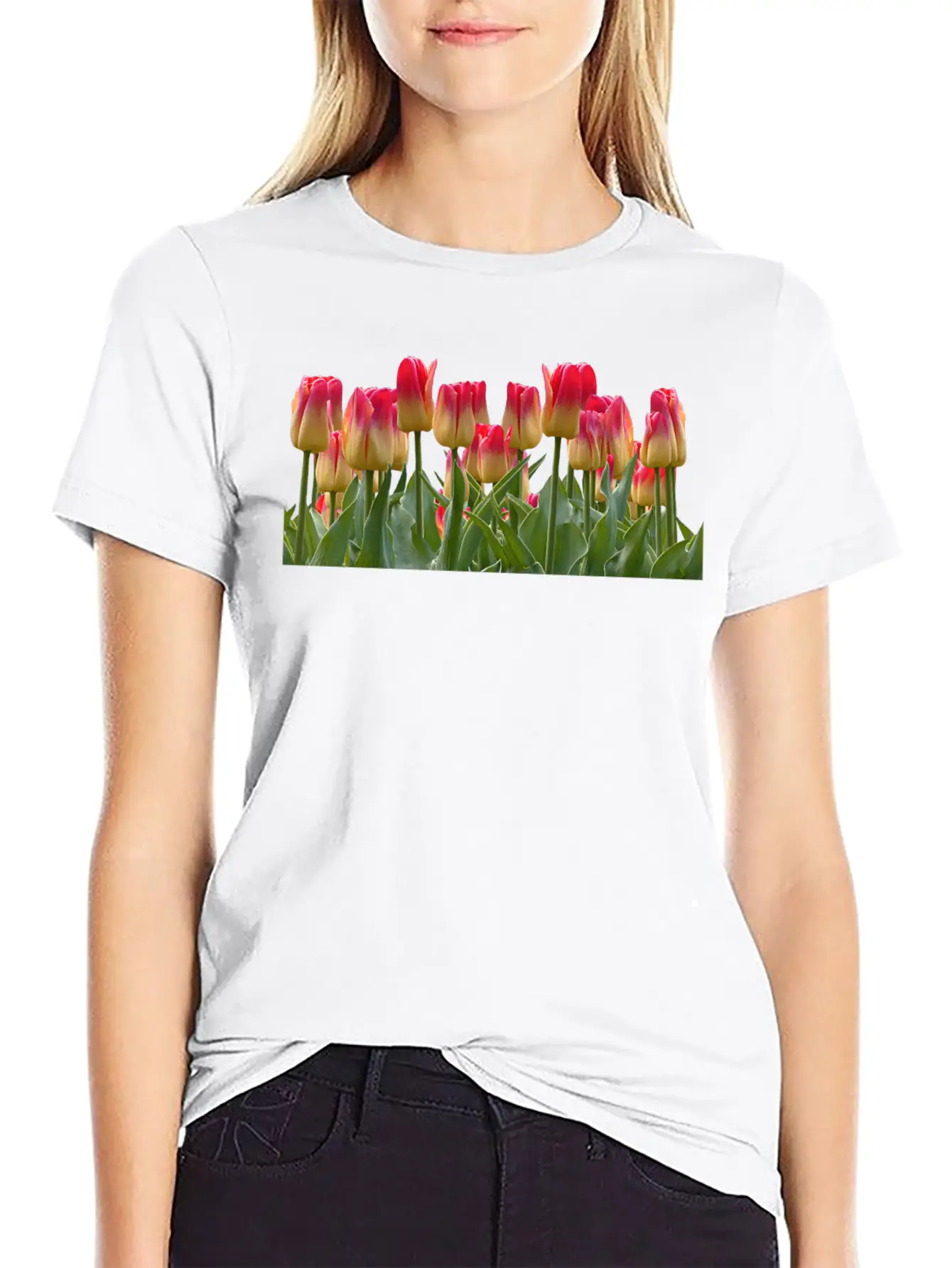 Flowers Lilies Tulips Orchids Sunflower Dahlia Ger Unisex Casual T-Shirt – Clean Design For Daily Comfort