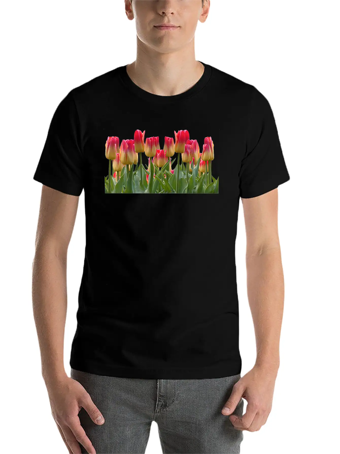 Flowers Lilies Tulips Orchids Sunflower Dahlia Ger Unisex Casual T-Shirt – Clean Design For Daily Comfort