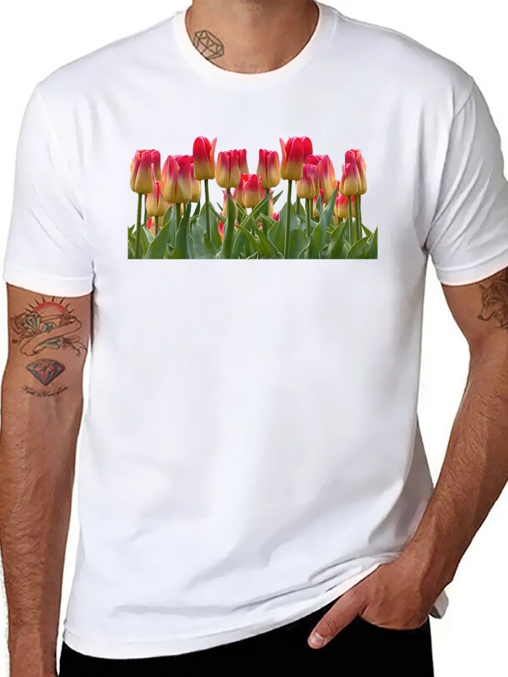 Flowers Lilies Tulips Orchids Sunflower Dahlia Ger Unisex Casual T-Shirt – Clean Design For Daily Comfort