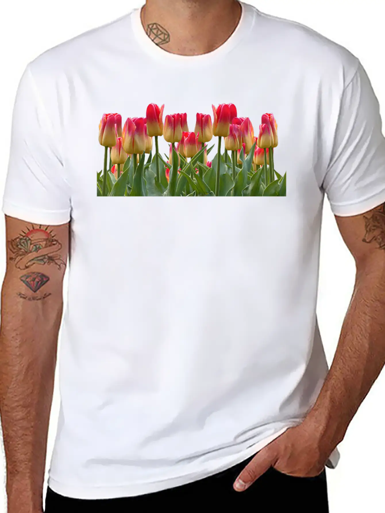 Flowers Lilies Tulips Orchids Sunflower Dahlia Ger Unisex Casual T-Shirt – Clean Design For Daily Comfort