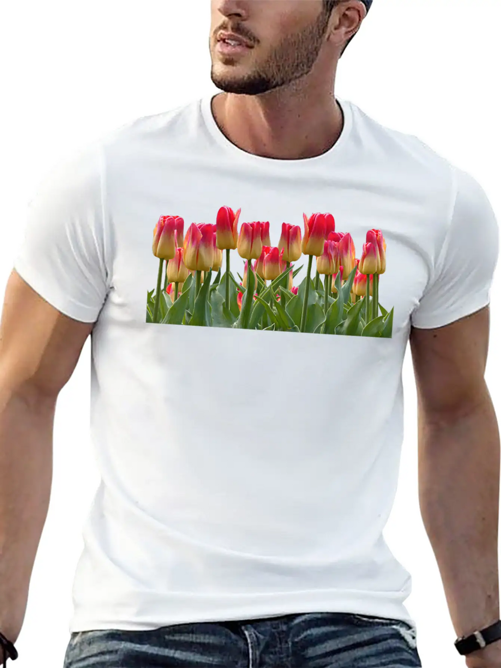 Flowers Lilies Tulips Orchids Sunflower Dahlia Ger Unisex Casual T-Shirt – Clean Design For Daily Comfort