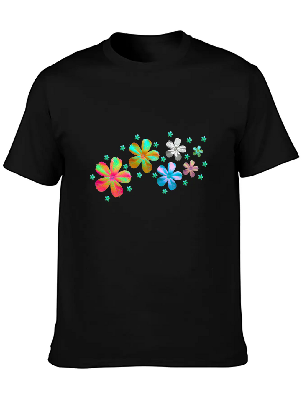 Flowers Meadow Breathable Soft Cotton T-Shirt – Timeless Casual Look