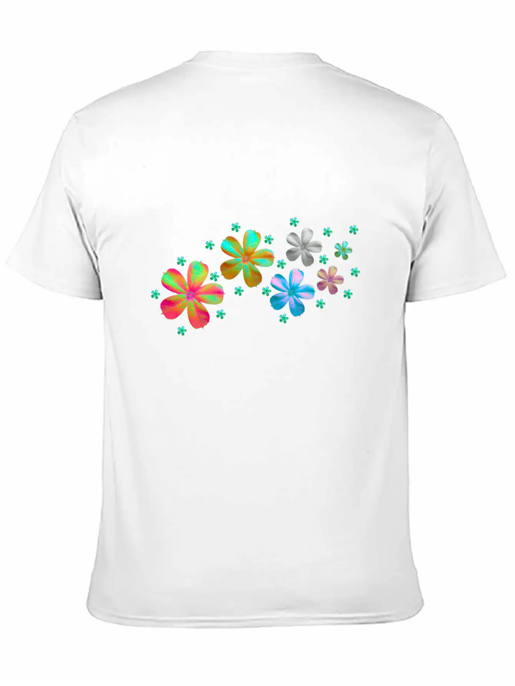 Flowers Meadow Breathable Soft Cotton T-Shirt – Timeless Casual Look