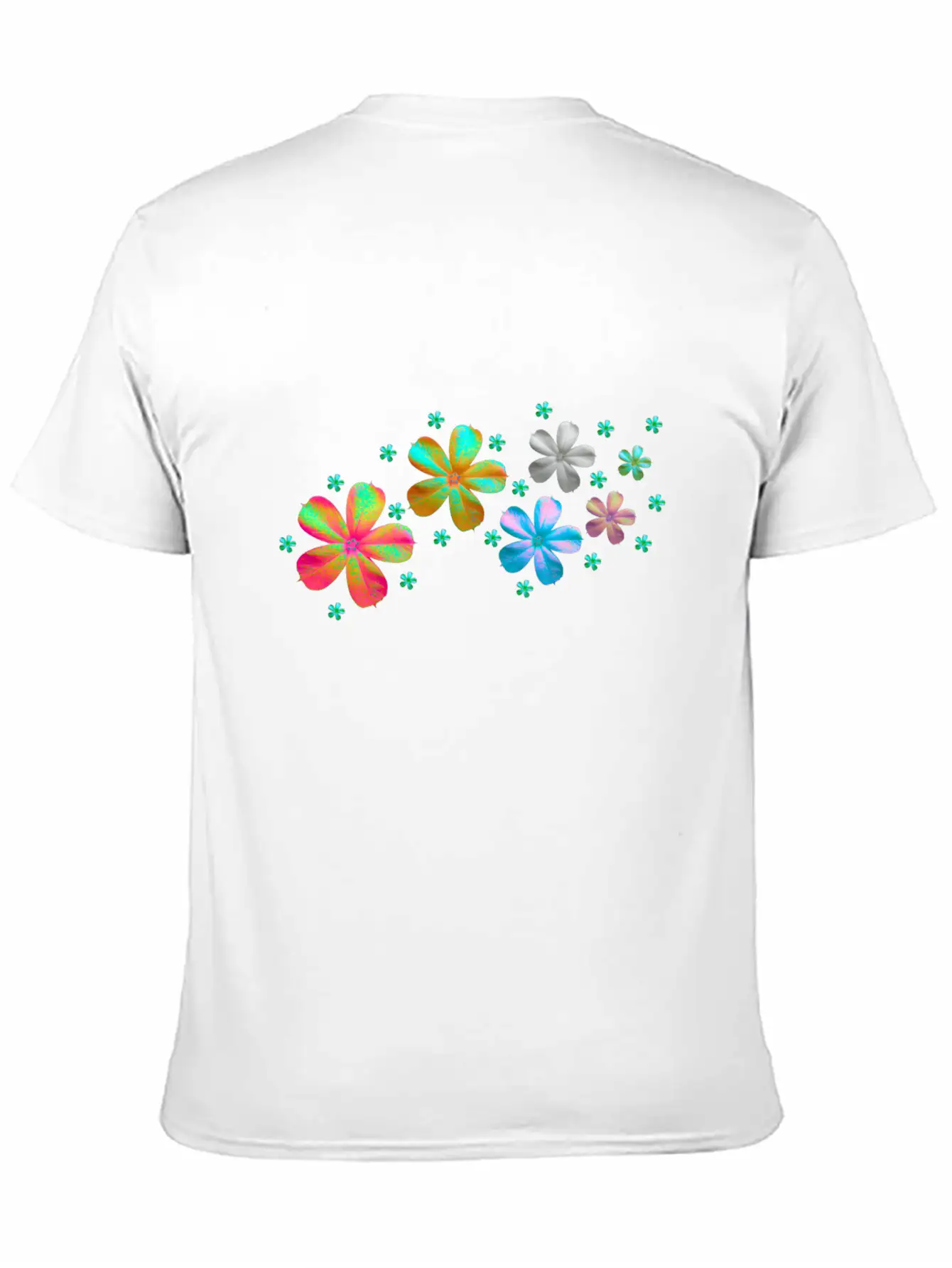 Flowers Meadow Breathable Soft Cotton T-Shirt – Timeless Casual Look