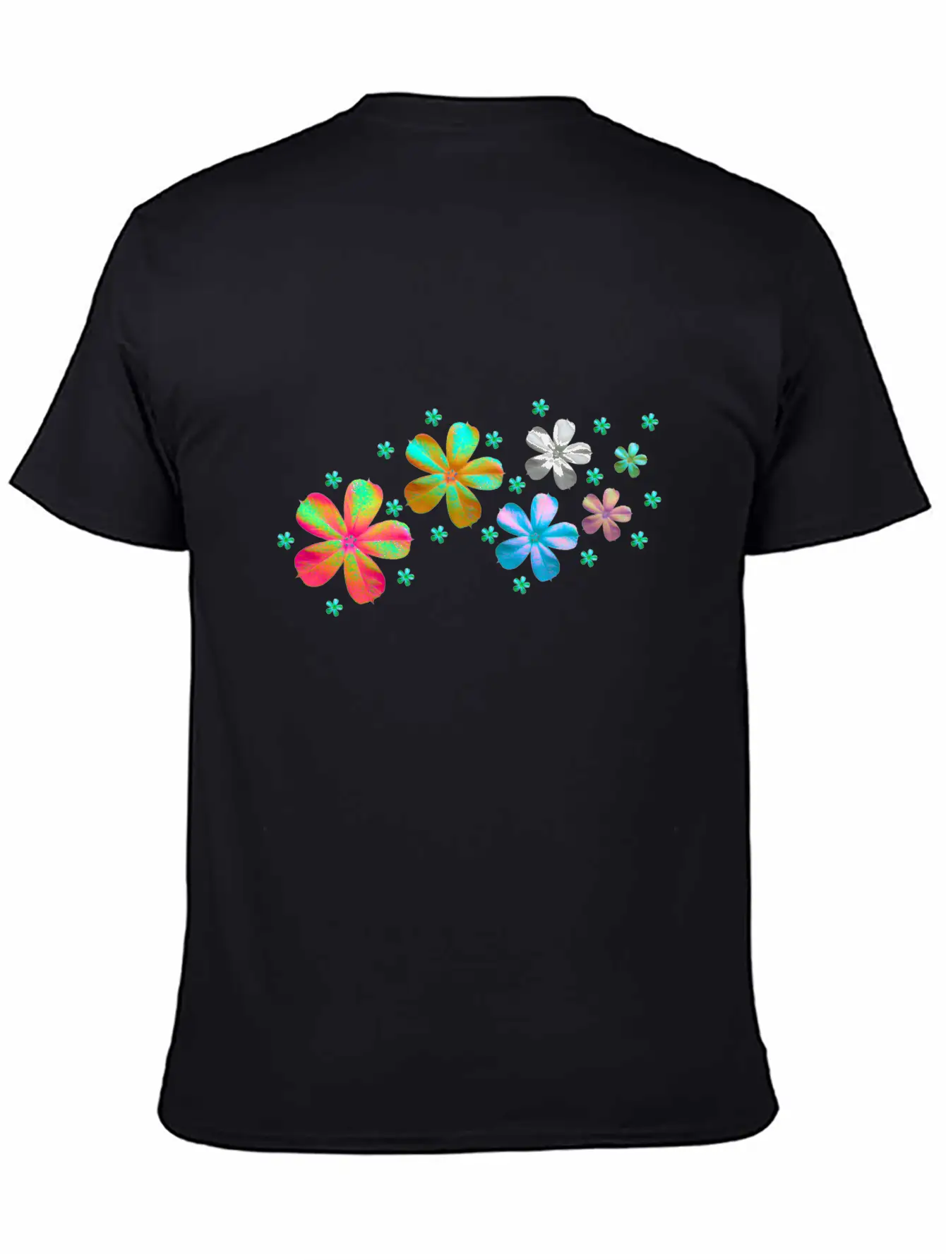 Flowers Meadow Breathable Soft Cotton T-Shirt – Timeless Casual Look
