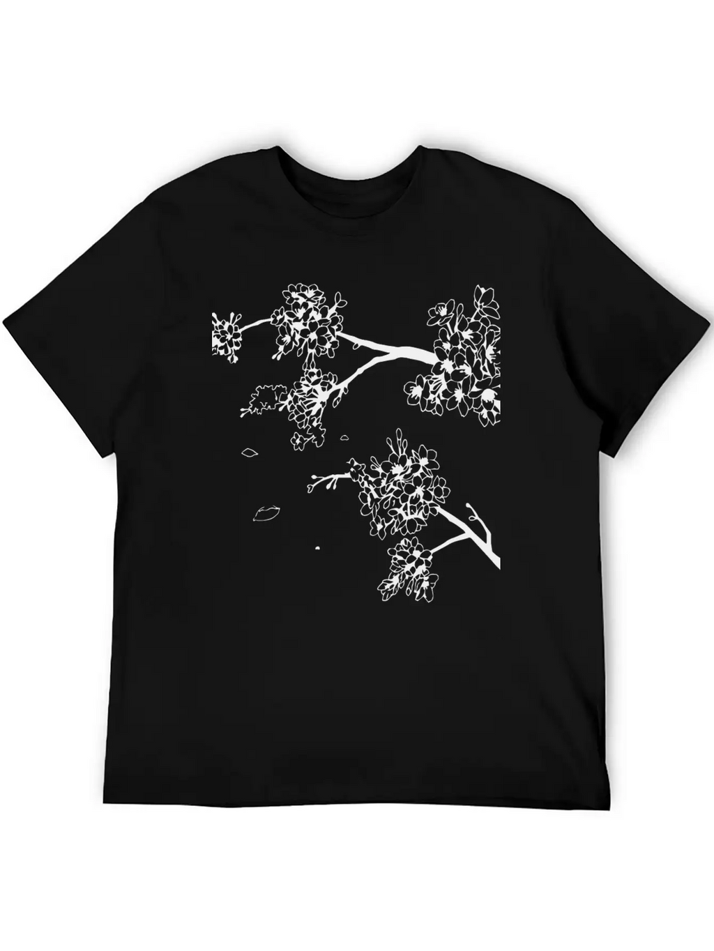 Flowers Unisex Short Sleeve Soft Cotton T-Shirt – Casual Everyday Wear