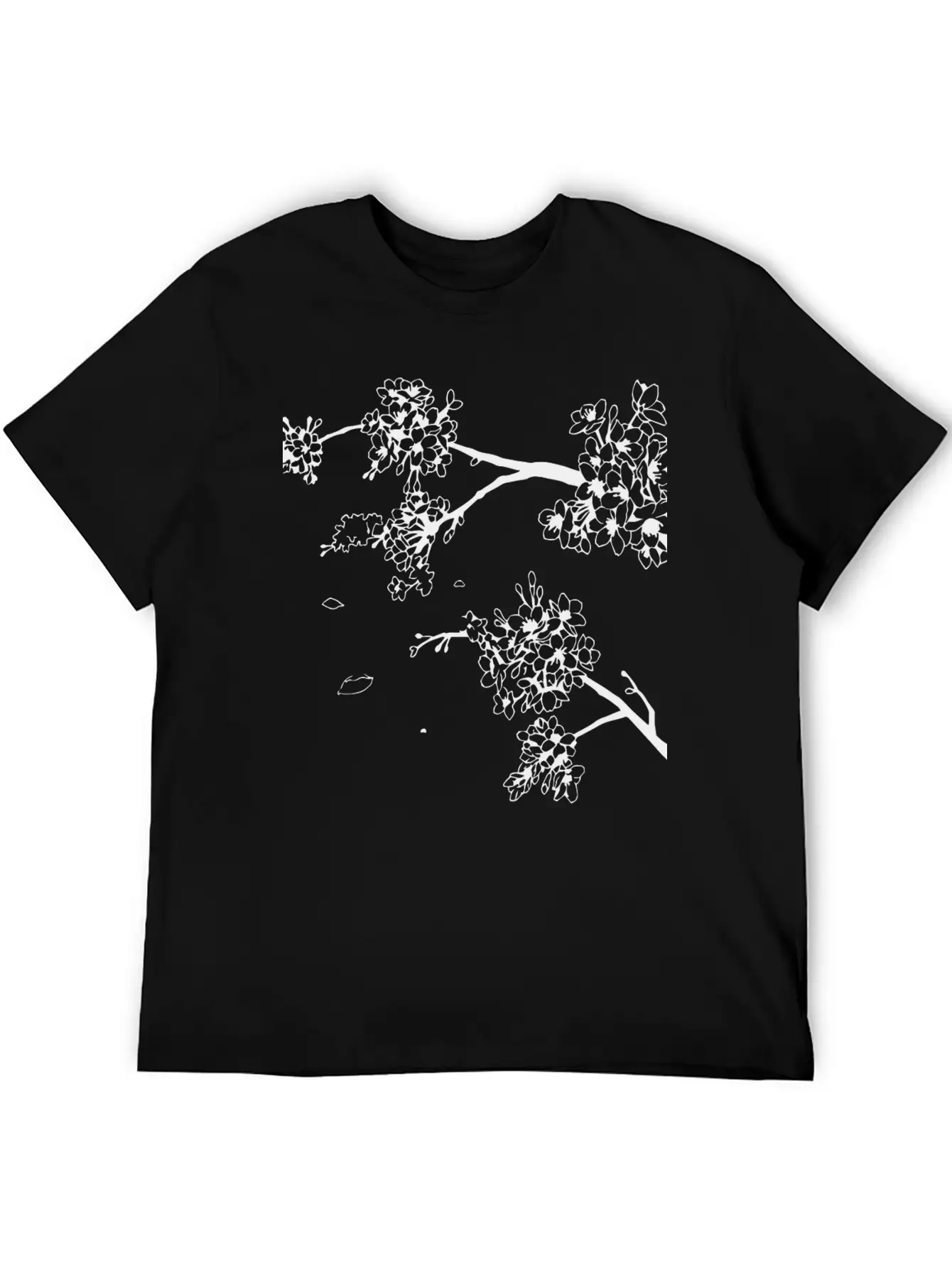Flowers Unisex Short Sleeve Soft Cotton T-Shirt – Casual Everyday Wear