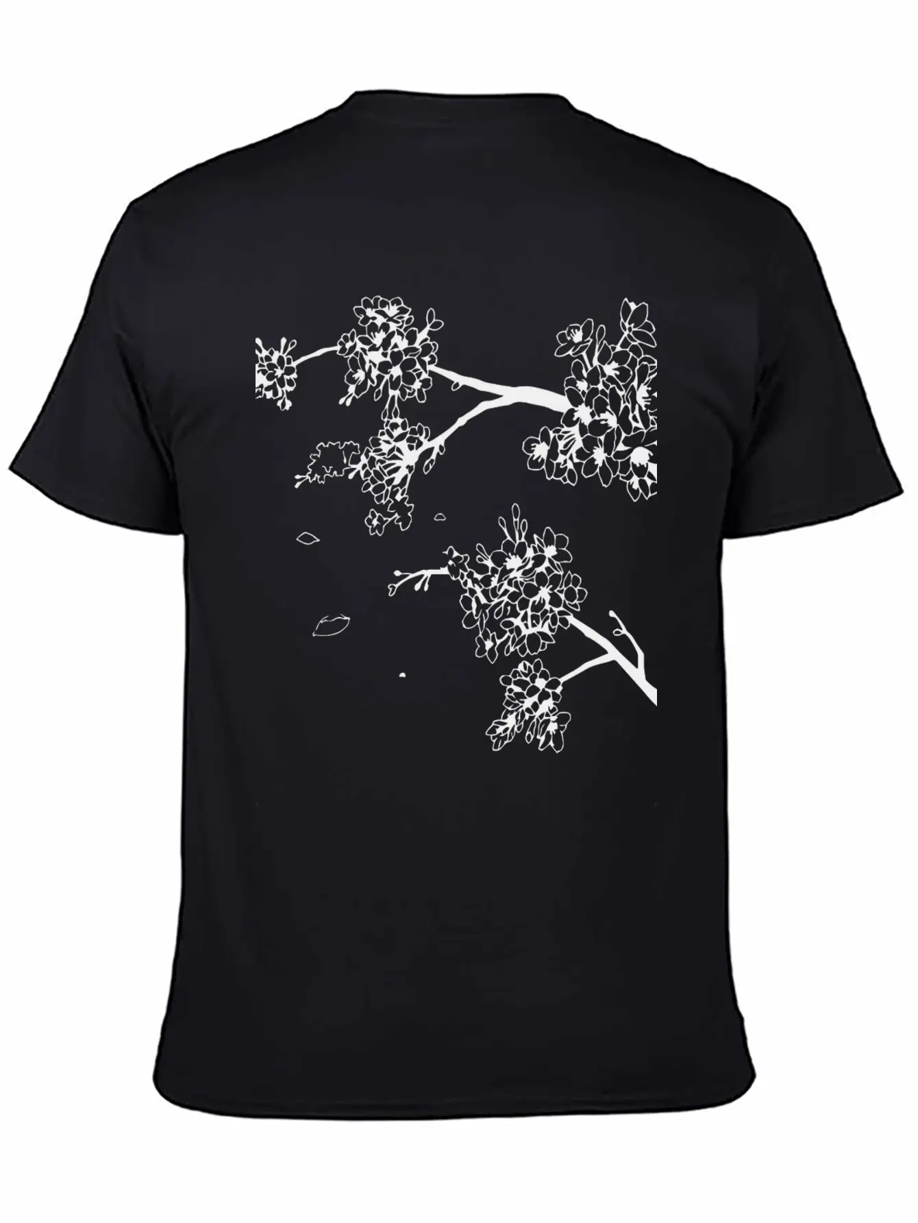 Flowers Unisex Short Sleeve Soft Cotton T-Shirt – Casual Everyday Wear