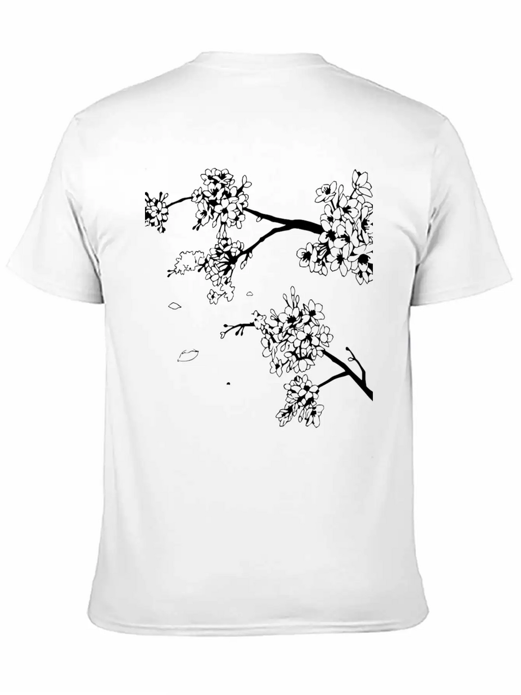 Flowers Unisex Short Sleeve Soft Cotton T-Shirt – Casual Everyday Wear