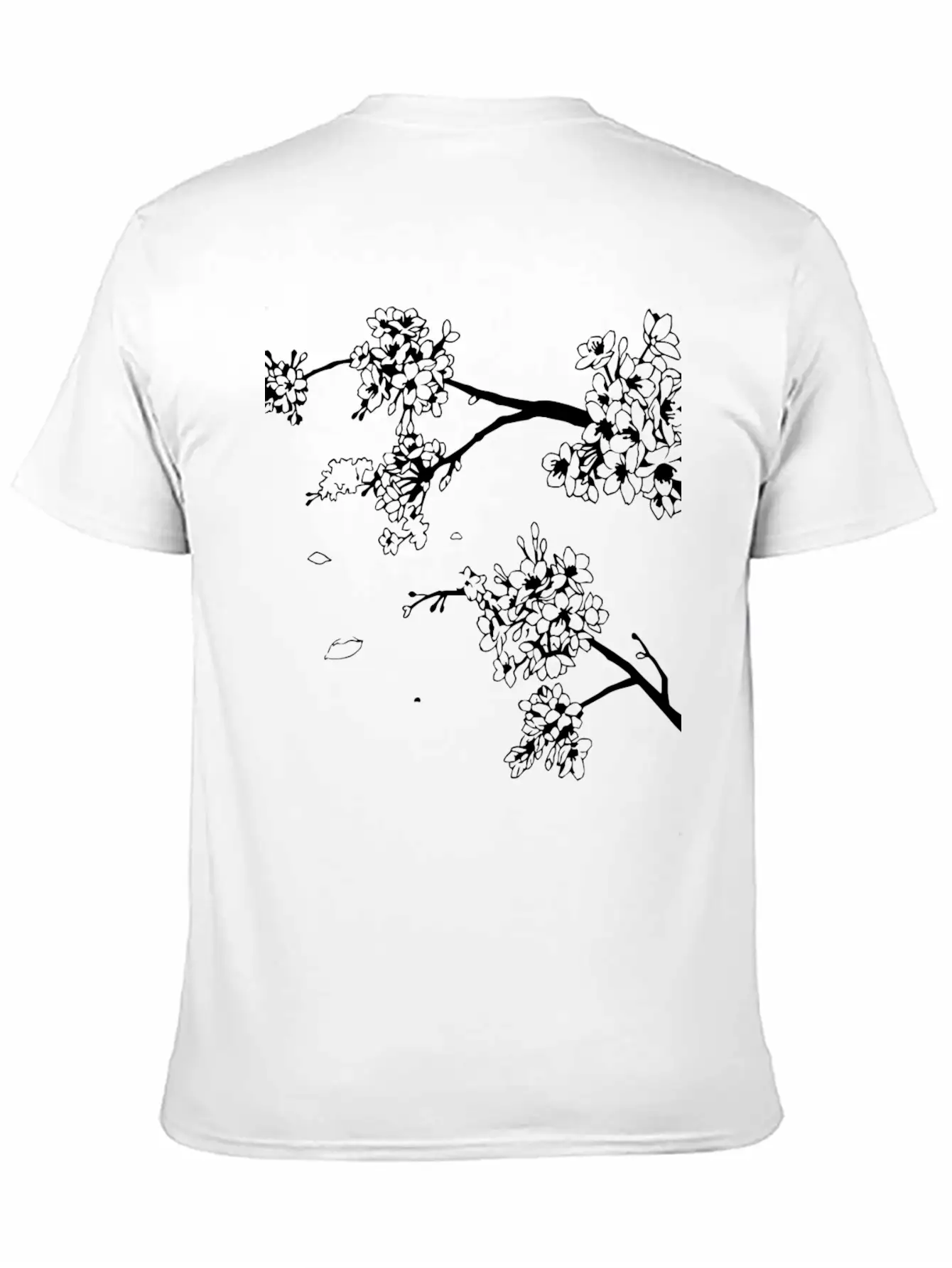 Flowers Unisex Short Sleeve Soft Cotton T-Shirt – Casual Everyday Wear