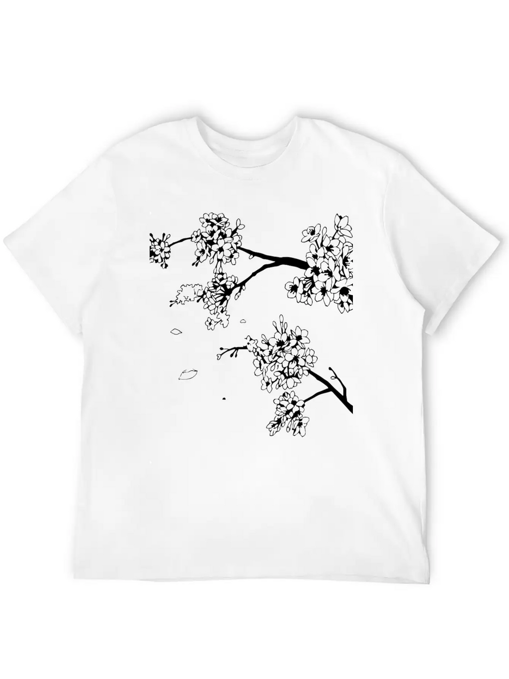 Flowers Unisex Short Sleeve Soft Cotton T-Shirt – Casual Everyday Wear