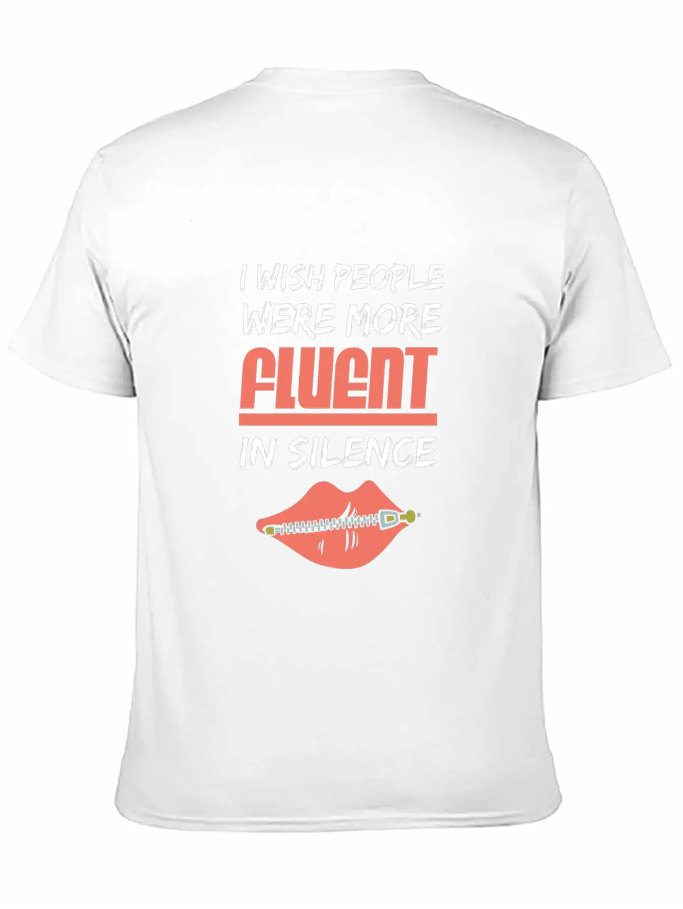 Fluent In Silence Unisex Casual T-Shirt – Clean Design For Daily Comfort