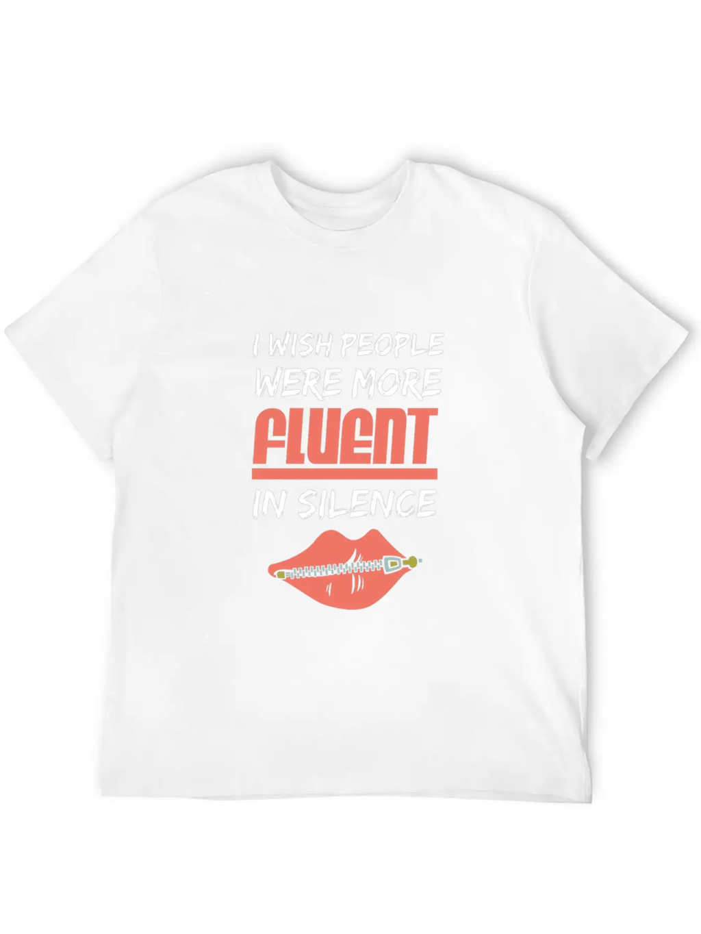 Fluent In Silence Unisex Casual T-Shirt – Clean Design For Daily Comfort