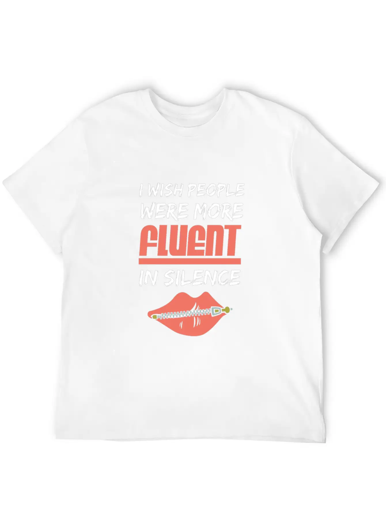 Fluent In Silence Unisex Casual T-Shirt – Clean Design For Daily Comfort
