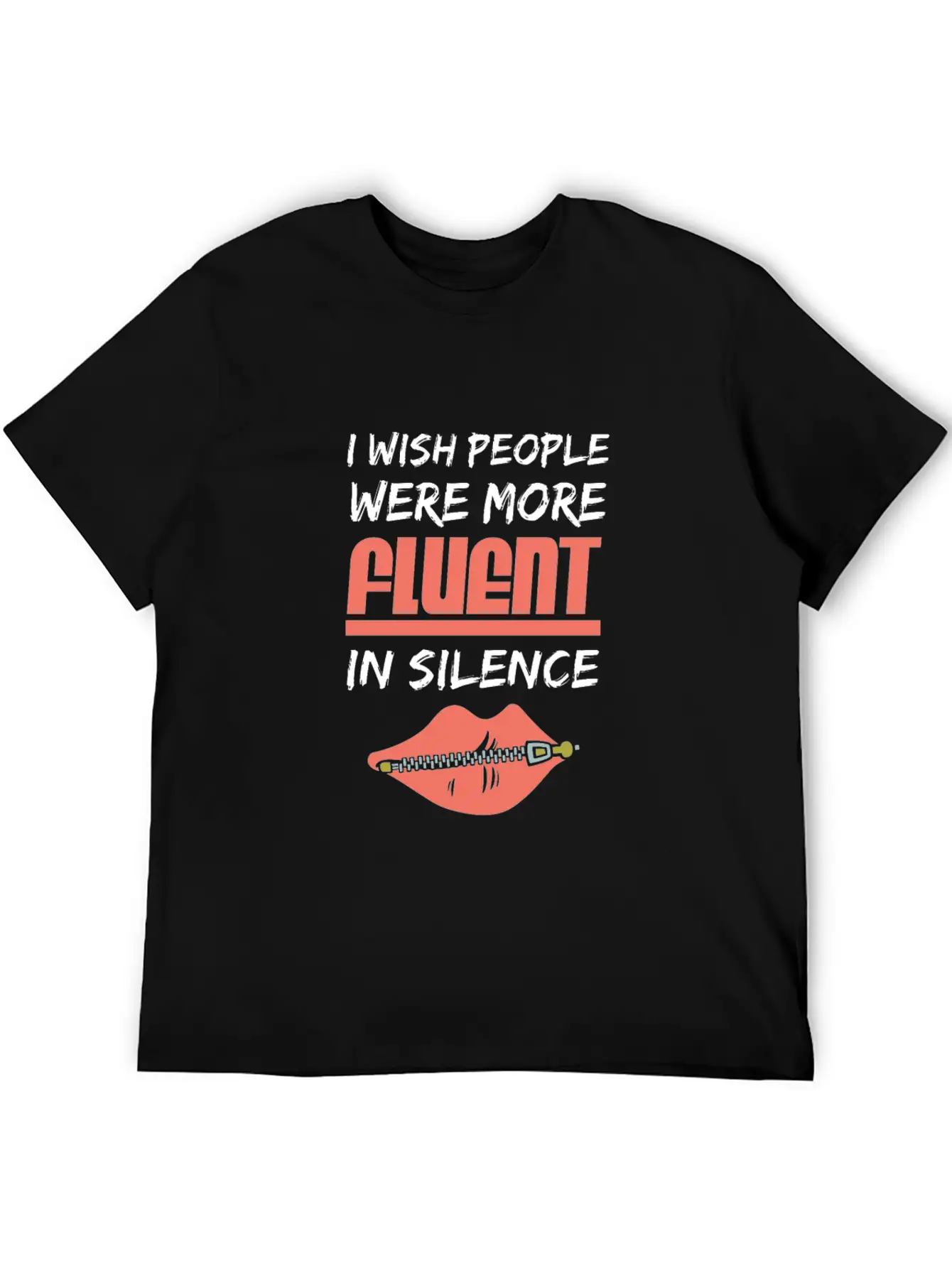 Fluent In Silence Unisex Casual T-Shirt – Clean Design For Daily Comfort