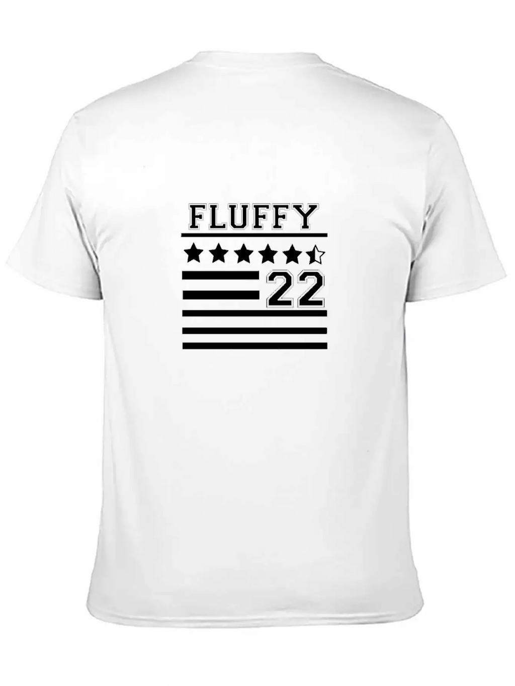 FLUFFY 22 FLAG Casual Graphic T-Shirt – Simple And Comfortable Daily Wear