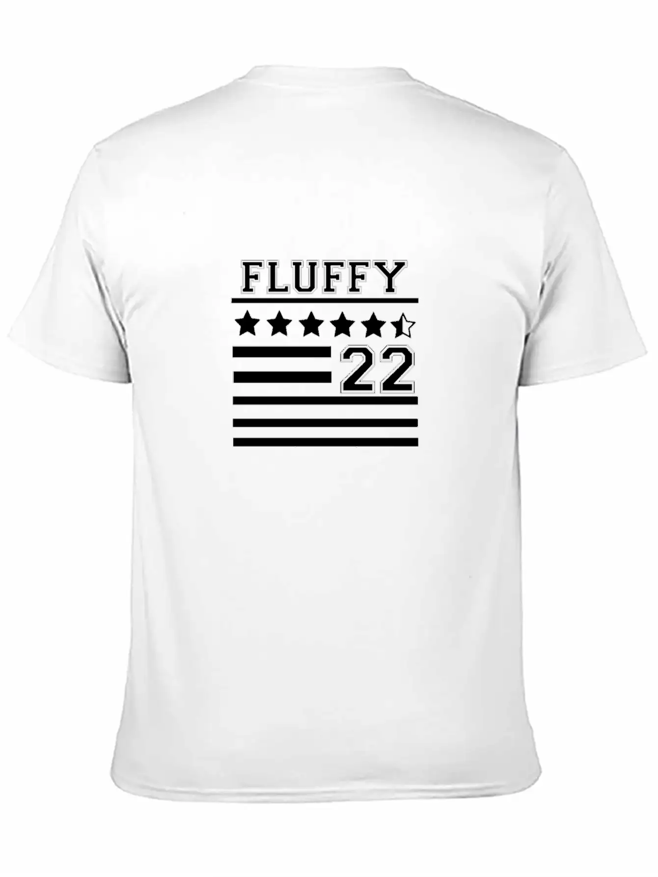 FLUFFY 22 FLAG Casual Graphic T-Shirt – Simple And Comfortable Daily Wear