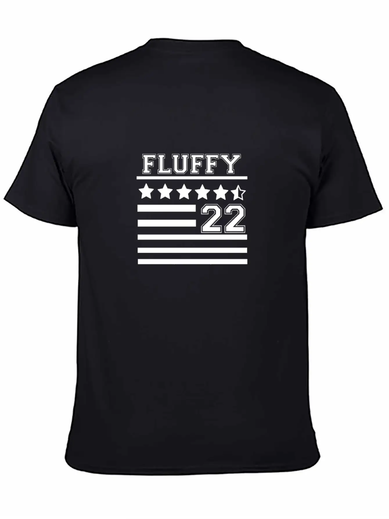 FLUFFY 22 FLAG Casual Graphic T-Shirt – Simple And Comfortable Daily Wear
