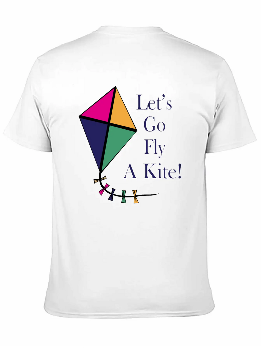 Fly A Kite Unisex Short Sleeve Soft Cotton T-Shirt – Casual Everyday Wear