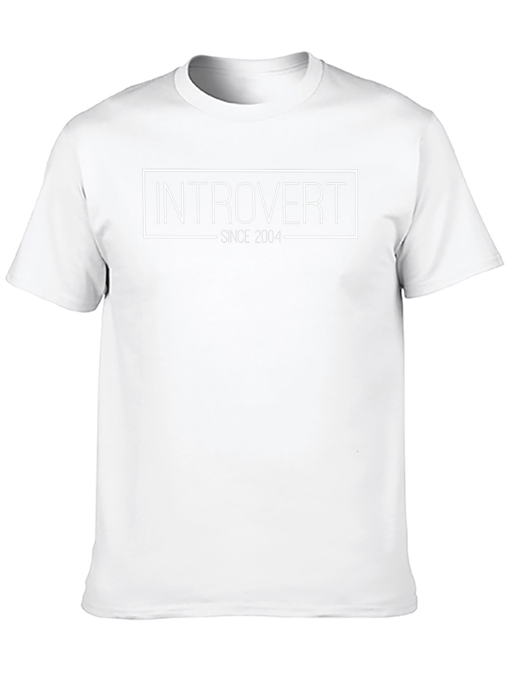 Introvert Since 2004 Black T-Shirt