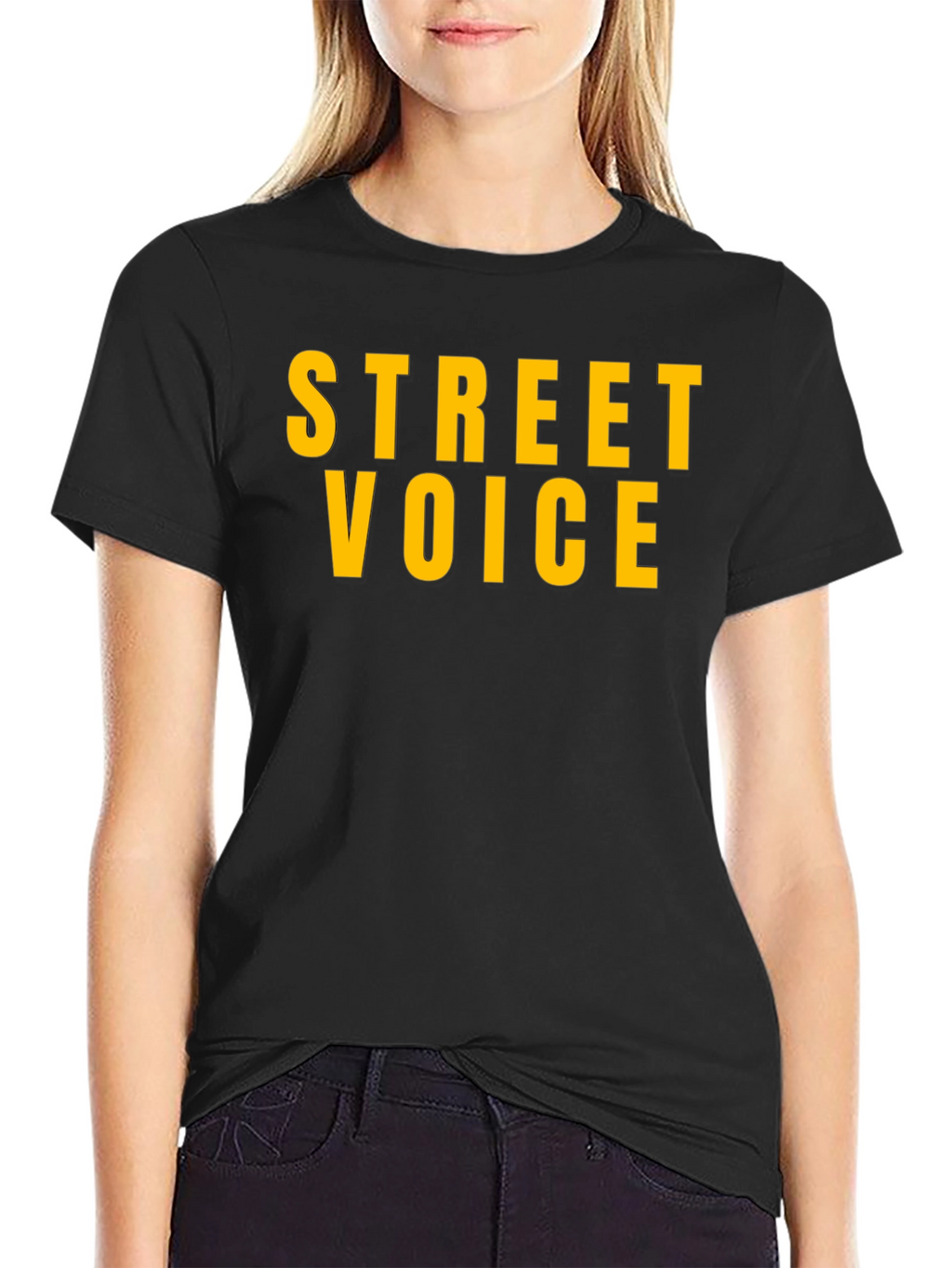 Street Voice Graphic Tee - Black