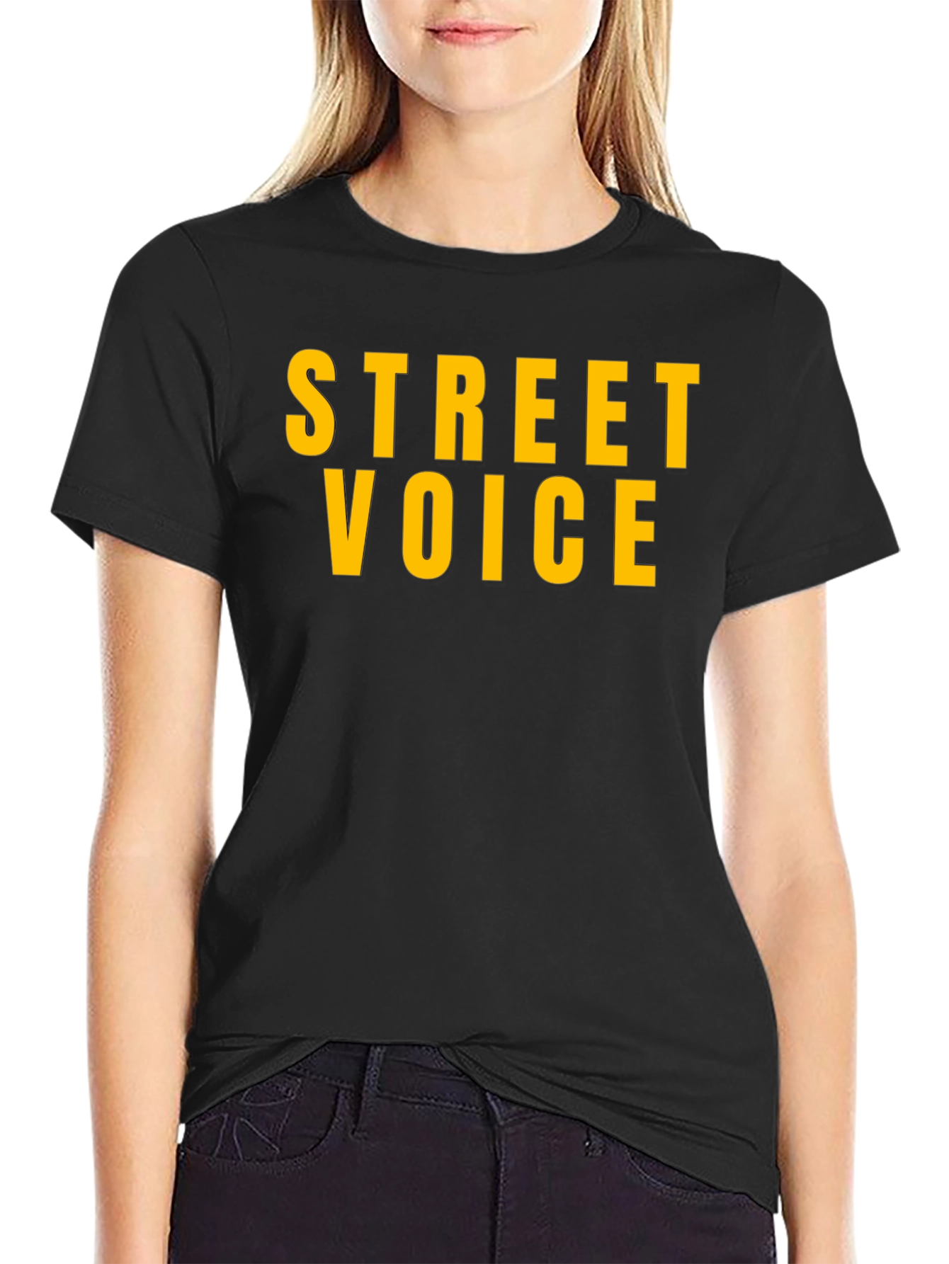 Street Voice Graphic Tee - Black