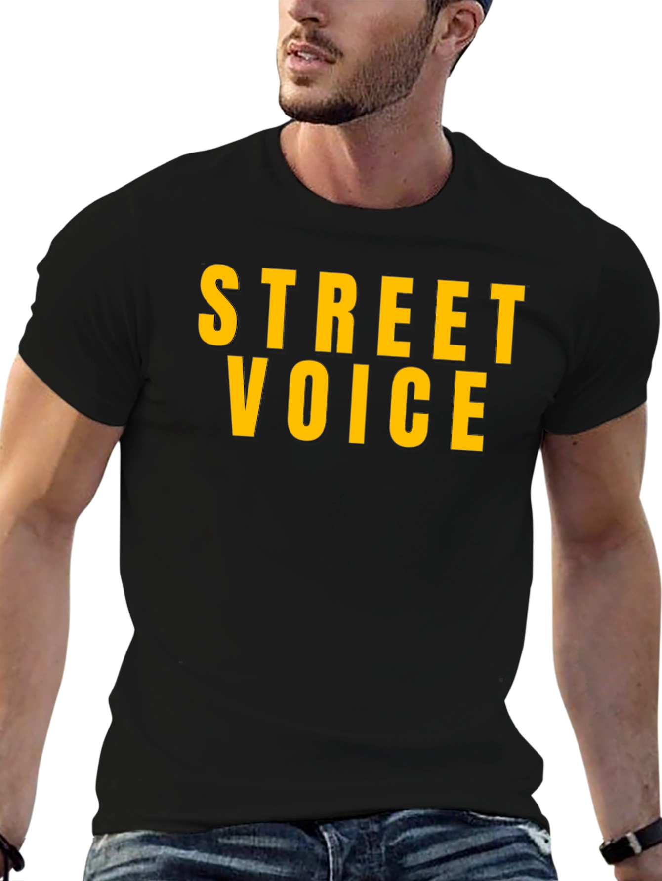 Street Voice Graphic Tee - Black