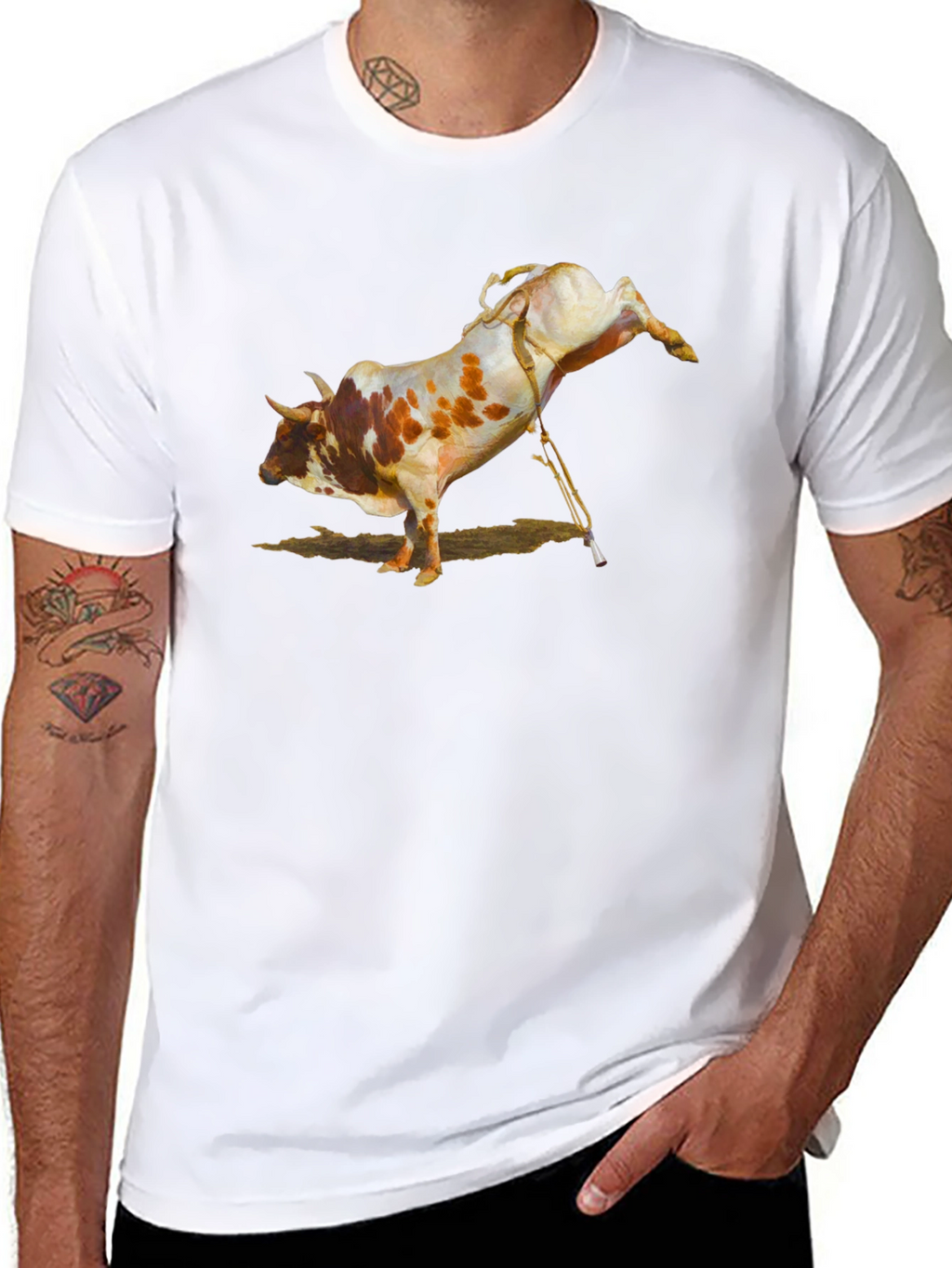 Bucking Bull Black Graphic T-Shirt