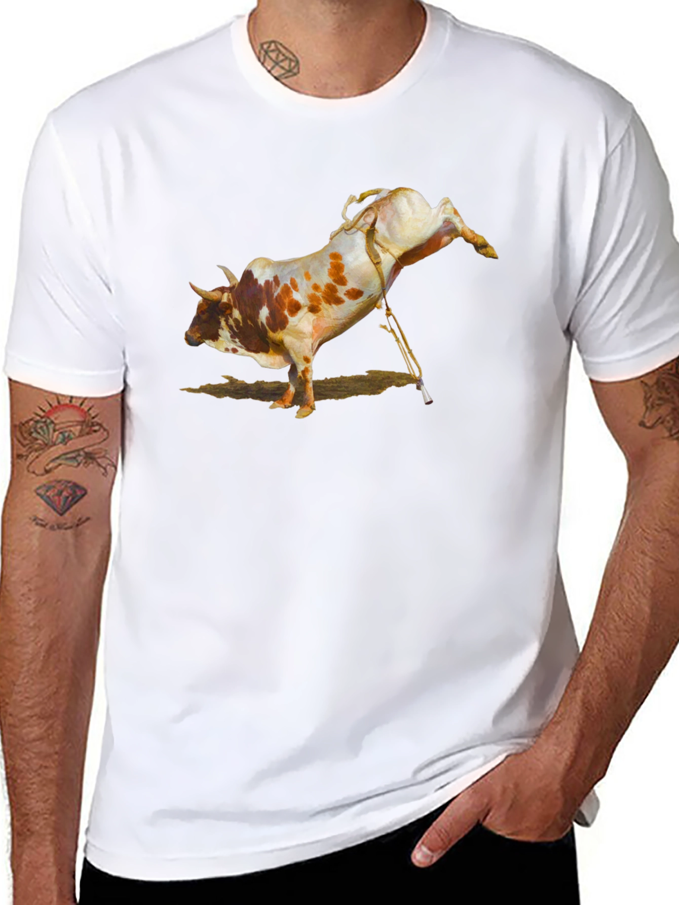 Bucking Bull Black Graphic T-Shirt
