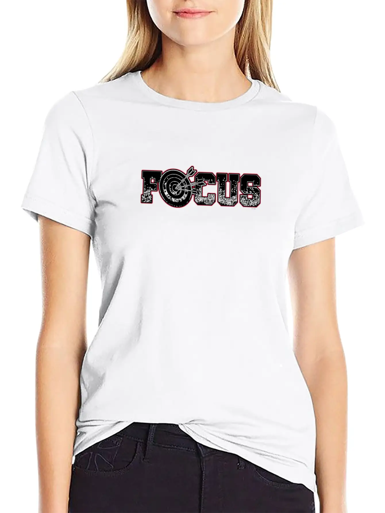 Focus Archery Archer Bullseye Bow And Arrow Unisex Casual T-Shirt – Clean Design For Daily Comfort