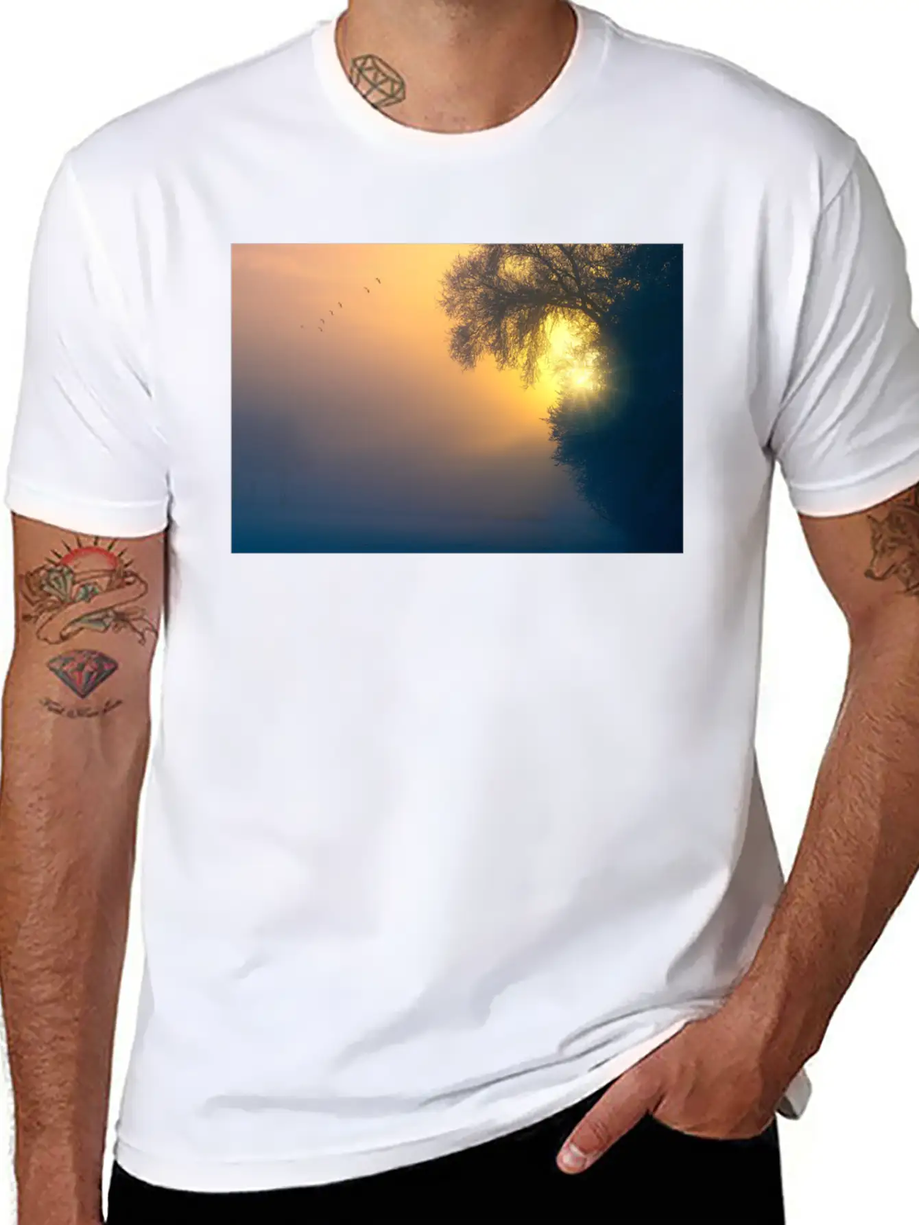 Fog 3196953 1920 Stylish Everyday T-Shirt – Unisex Basic Cotton Tee