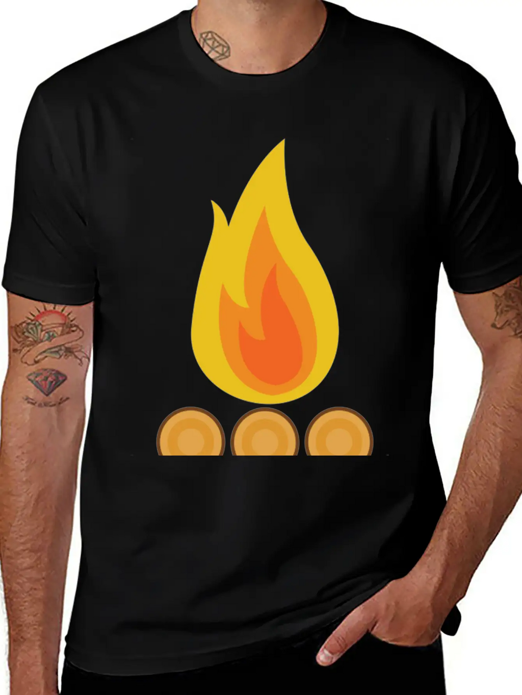 FOGATA Casual Graphic T-Shirt – Simple And Comfortable Daily Wear