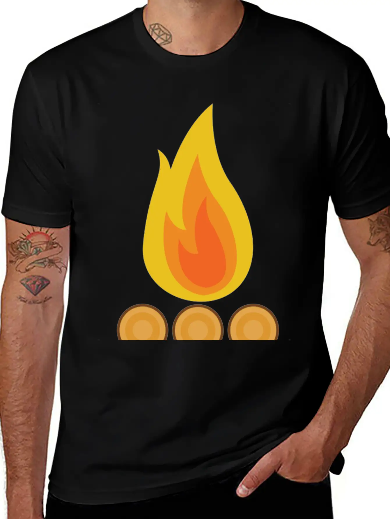 FOGATA Casual Graphic T-Shirt – Simple And Comfortable Daily Wear