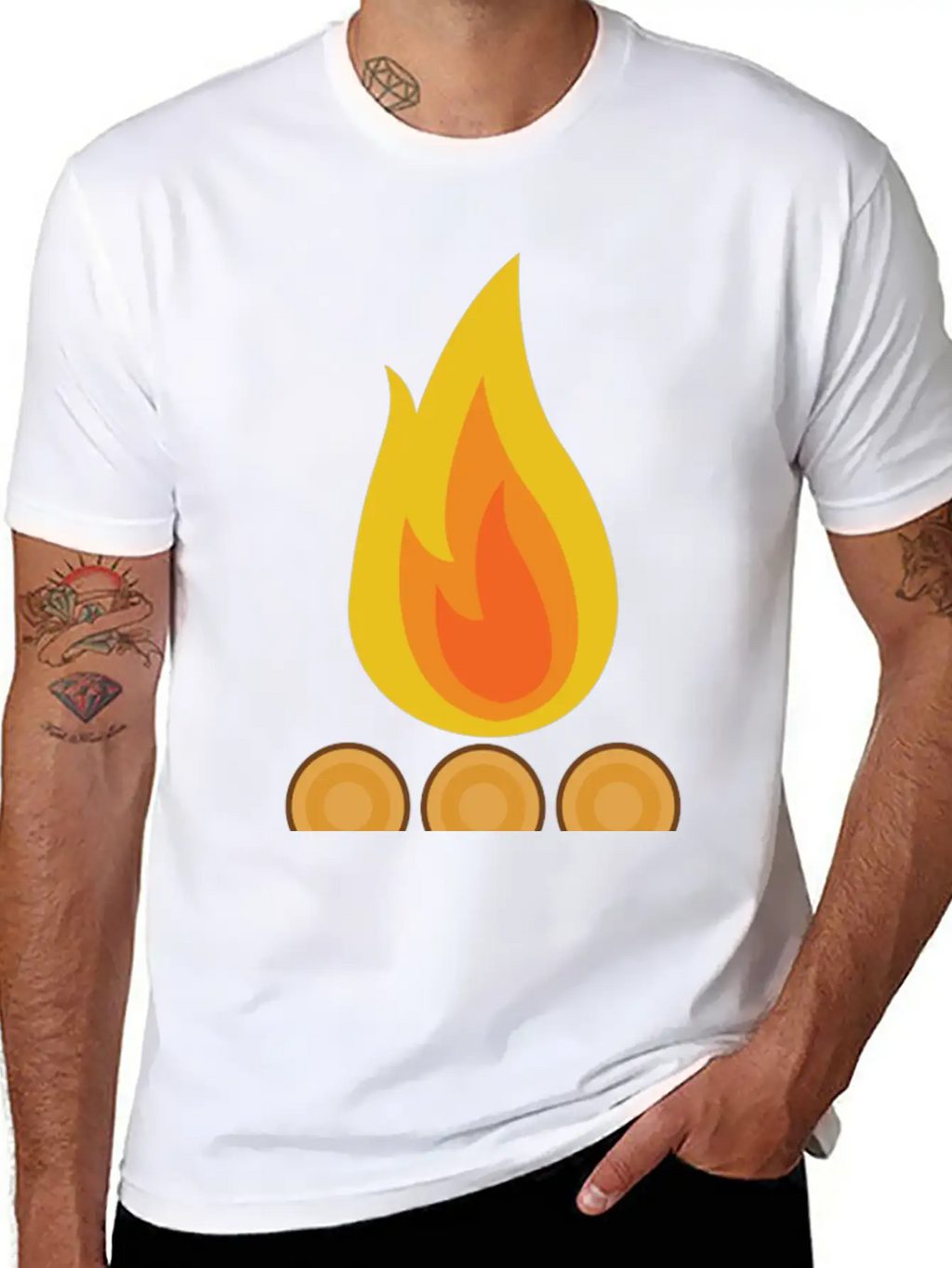 FOGATA Casual Graphic T-Shirt – Simple And Comfortable Daily Wear