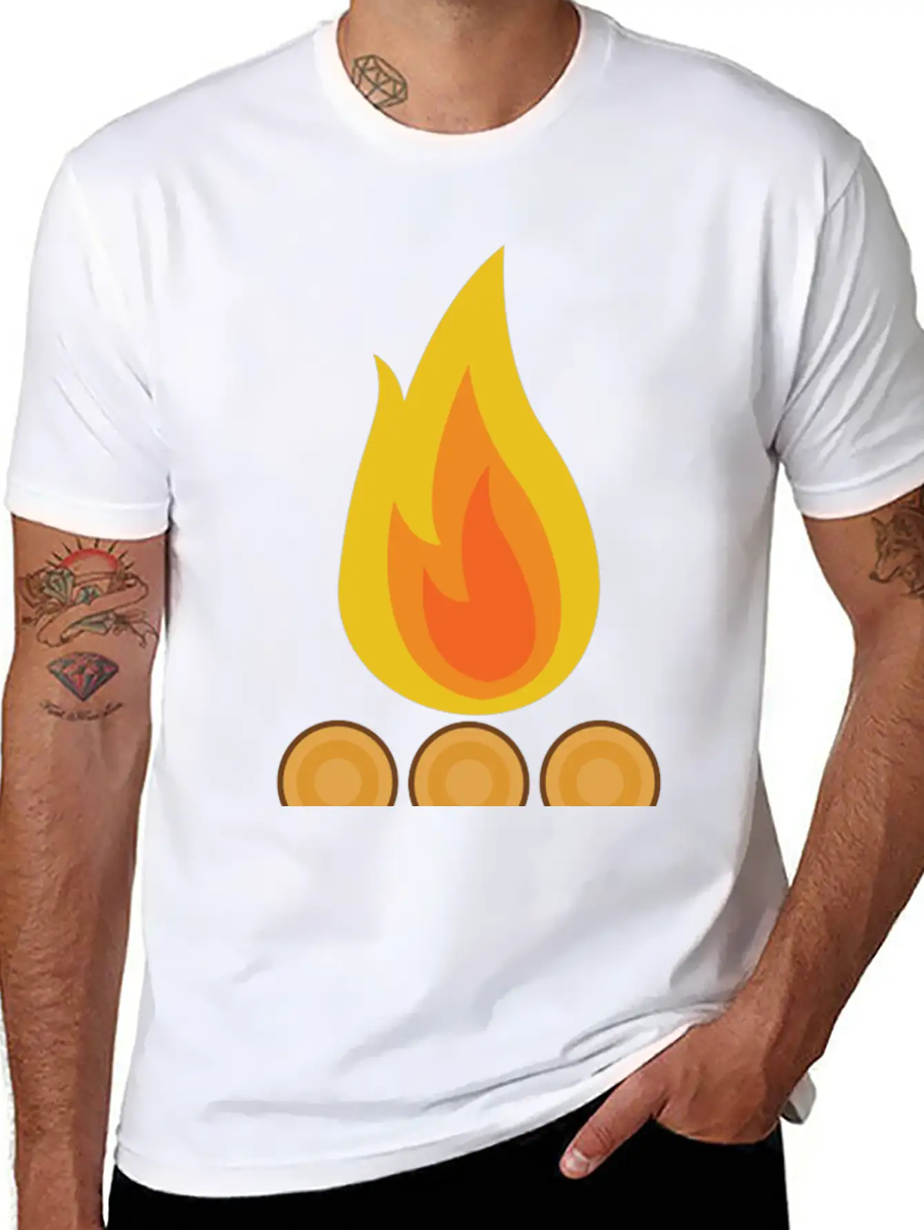 FOGATA Casual Graphic T-Shirt – Simple And Comfortable Daily Wear