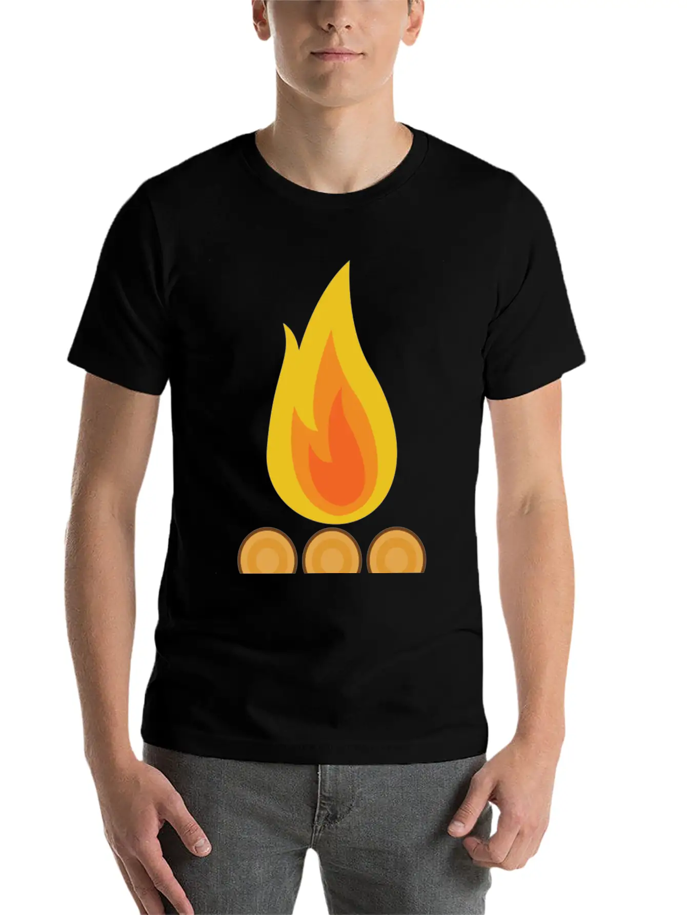 FOGATA Casual Graphic T-Shirt – Simple And Comfortable Daily Wear