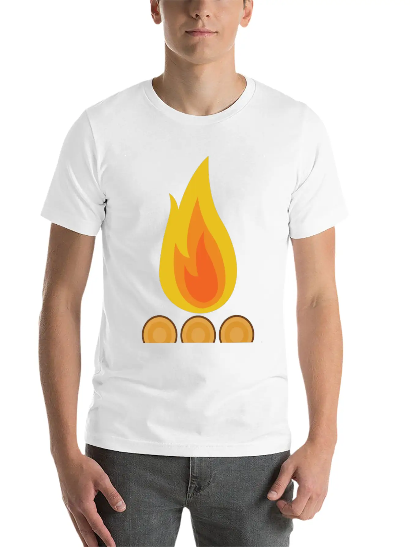 FOGATA Casual Graphic T-Shirt – Simple And Comfortable Daily Wear