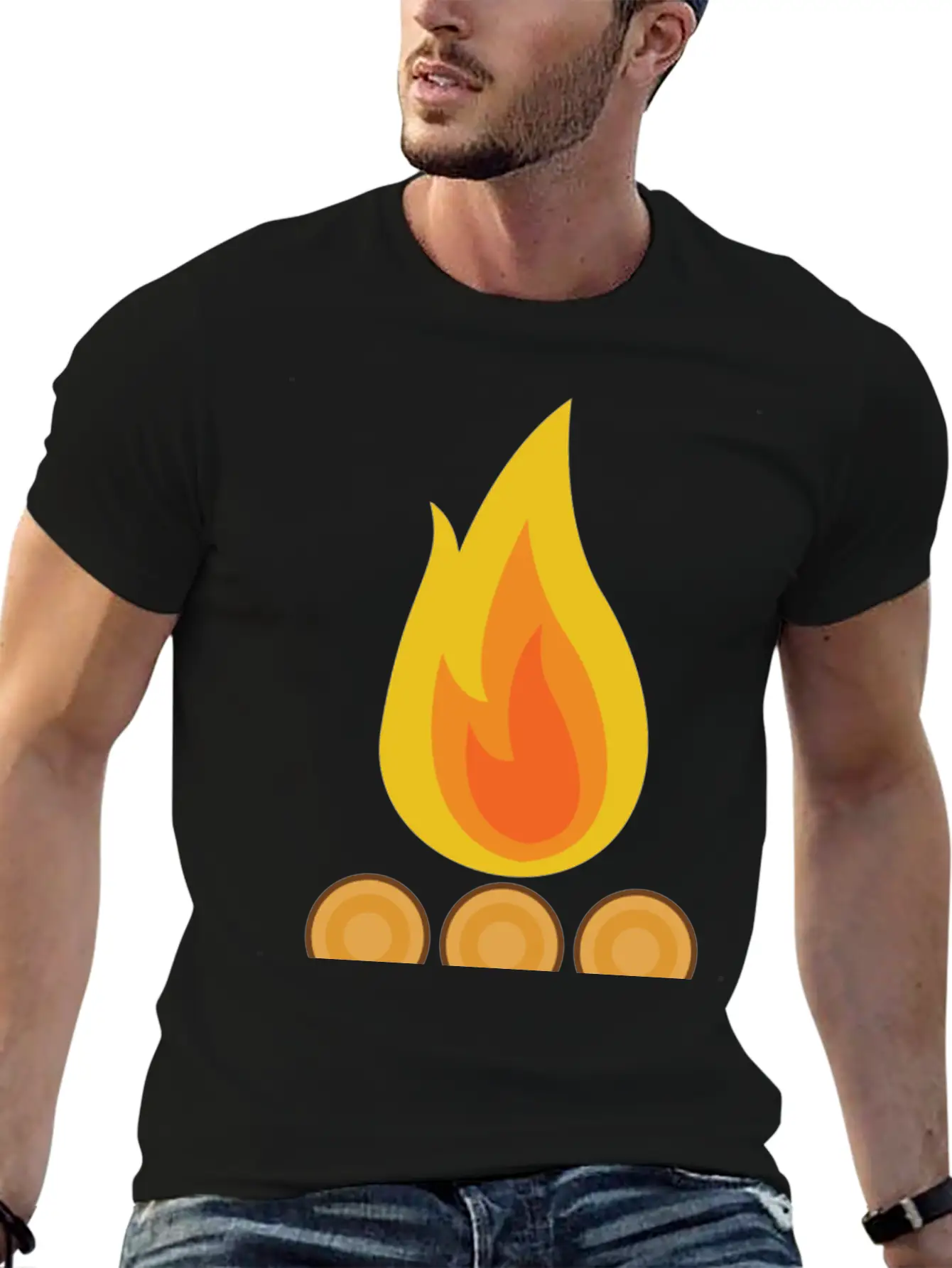 FOGATA Casual Graphic T-Shirt – Simple And Comfortable Daily Wear