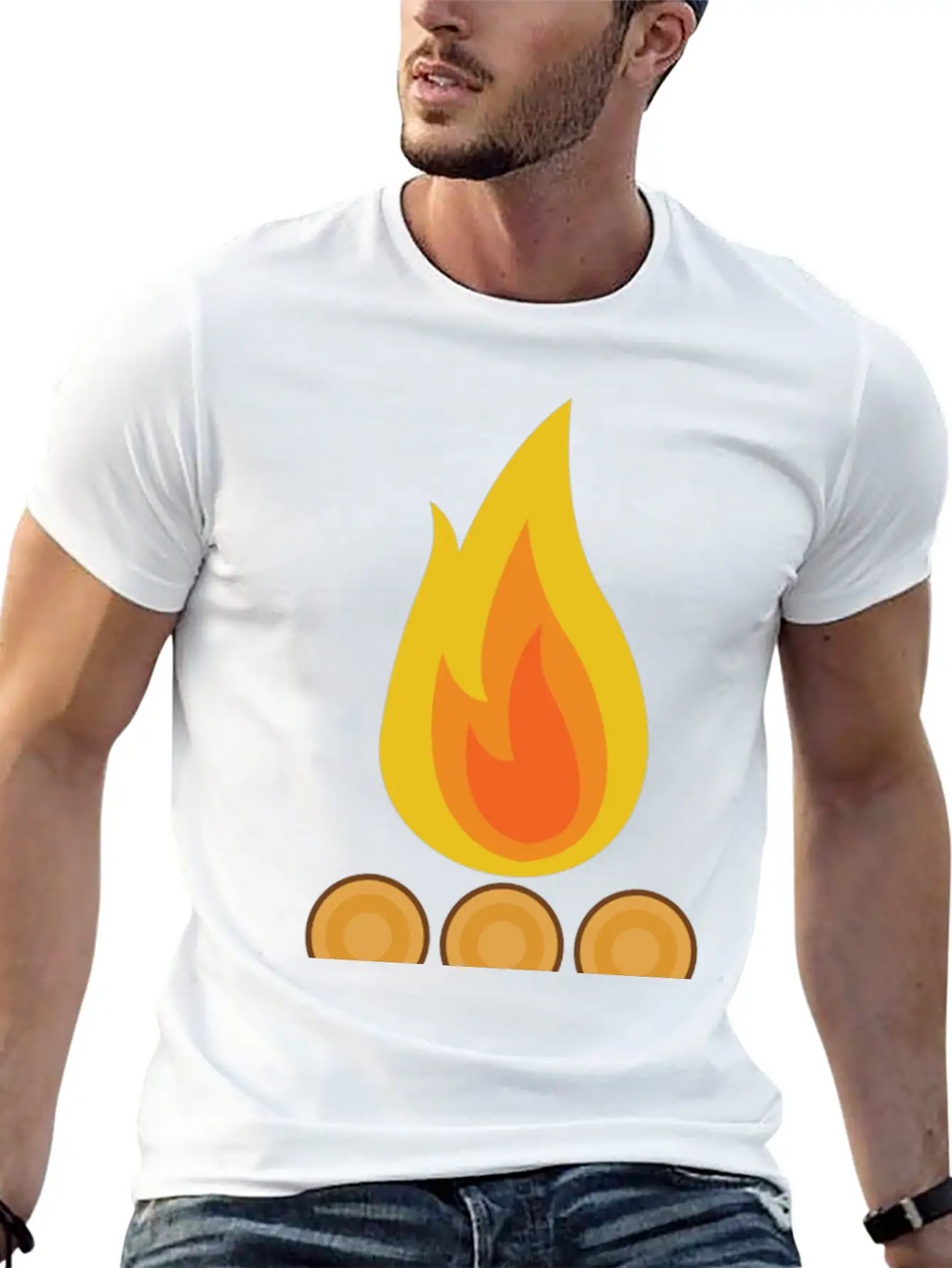 FOGATA Casual Graphic T-Shirt – Simple And Comfortable Daily Wear